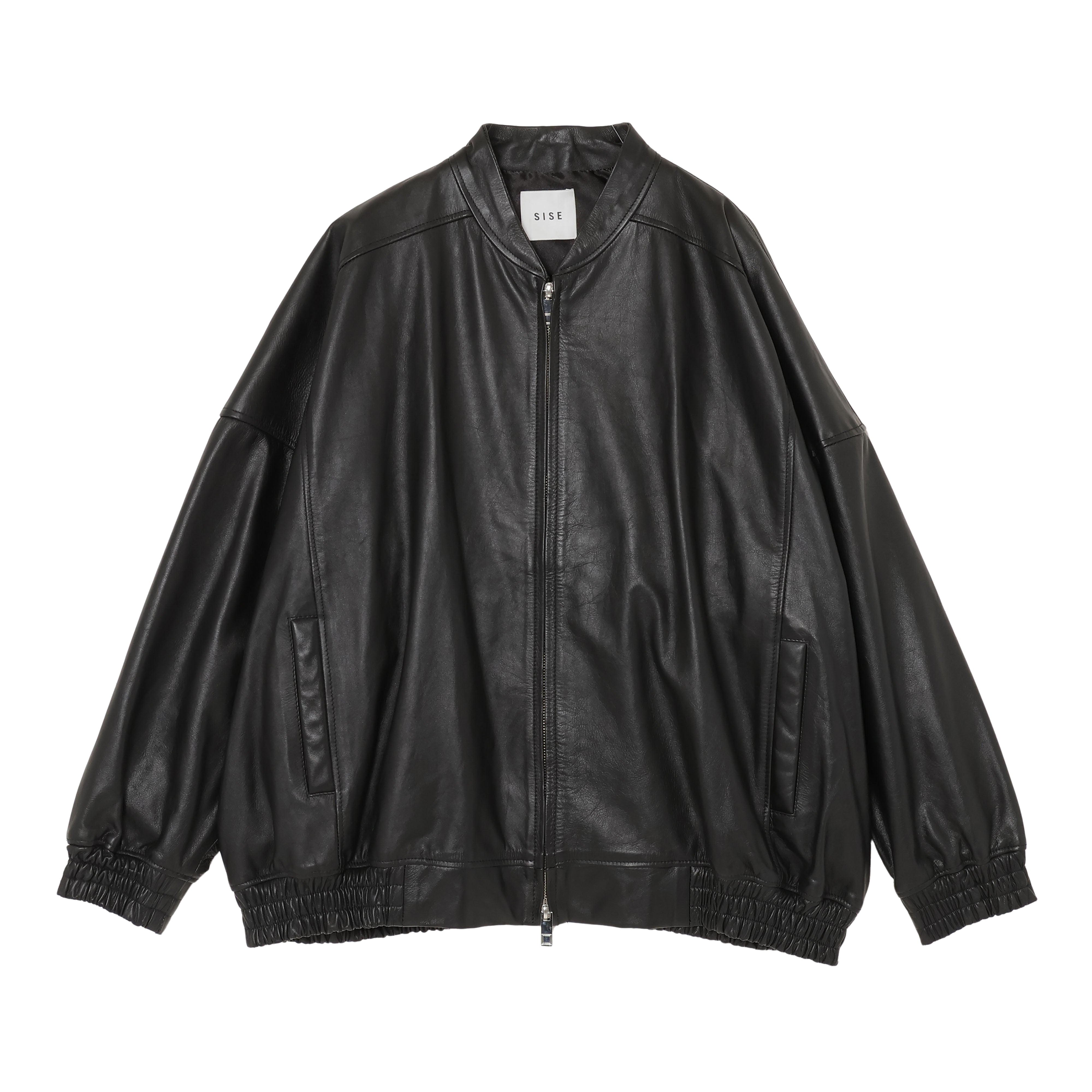 25AW LEATHER BALLOON BLOUSON (BLACK)