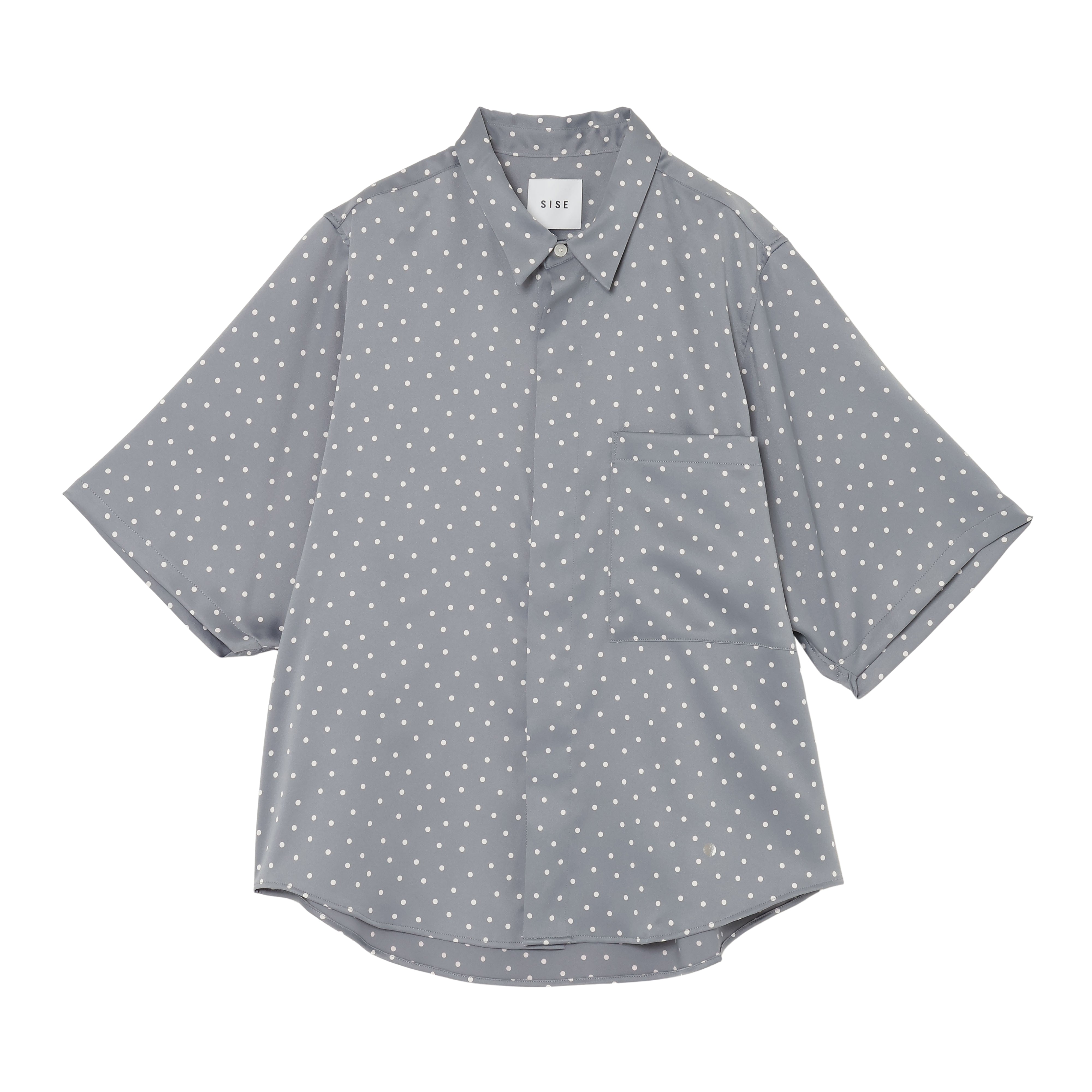 25SS DOTS BIG POCKET SHIRTS (BLUE)