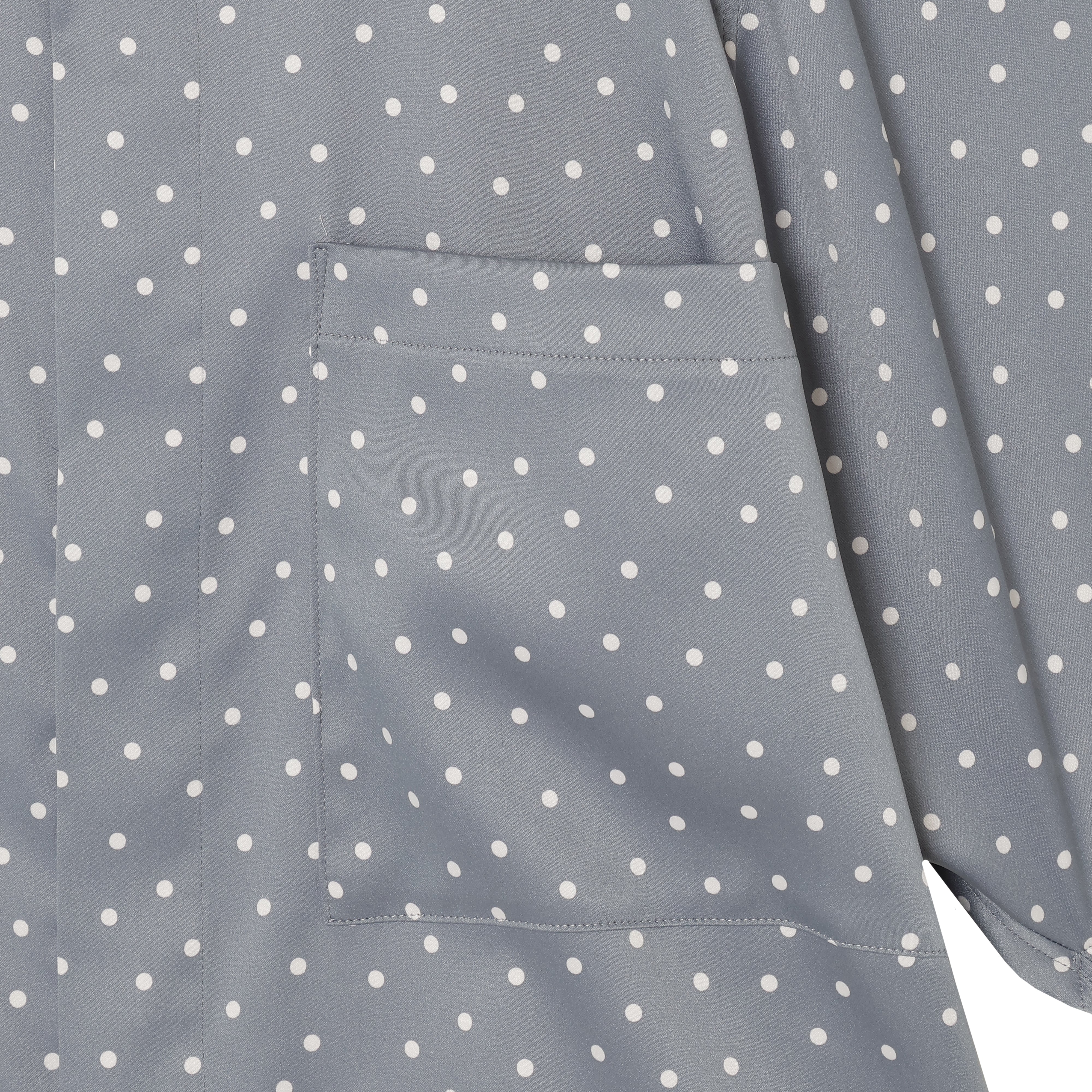 25SS DOTS BIG POCKET SHIRTS (BLUE)