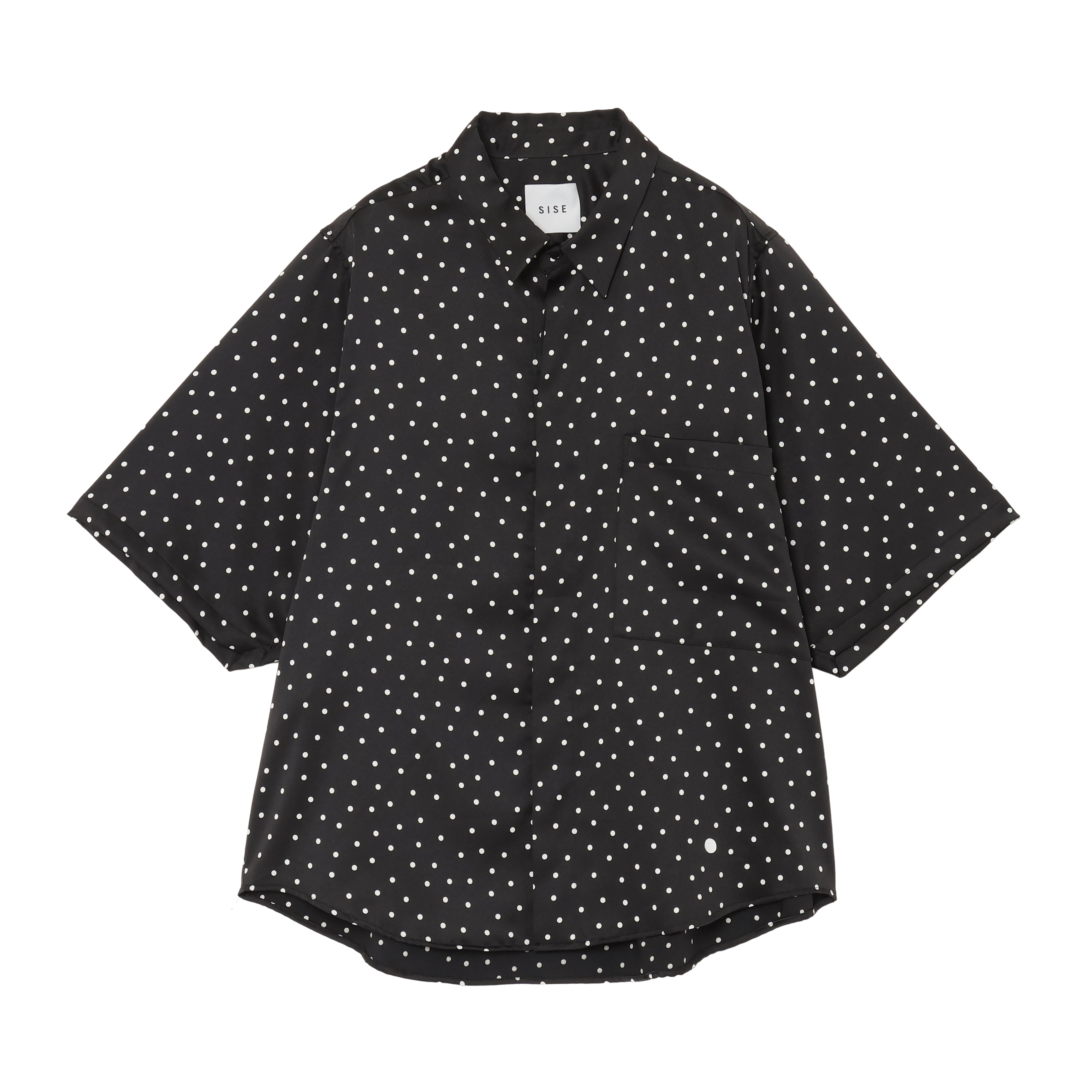 25SS DOTS BIG POCKET SHIRTS (BLACK)