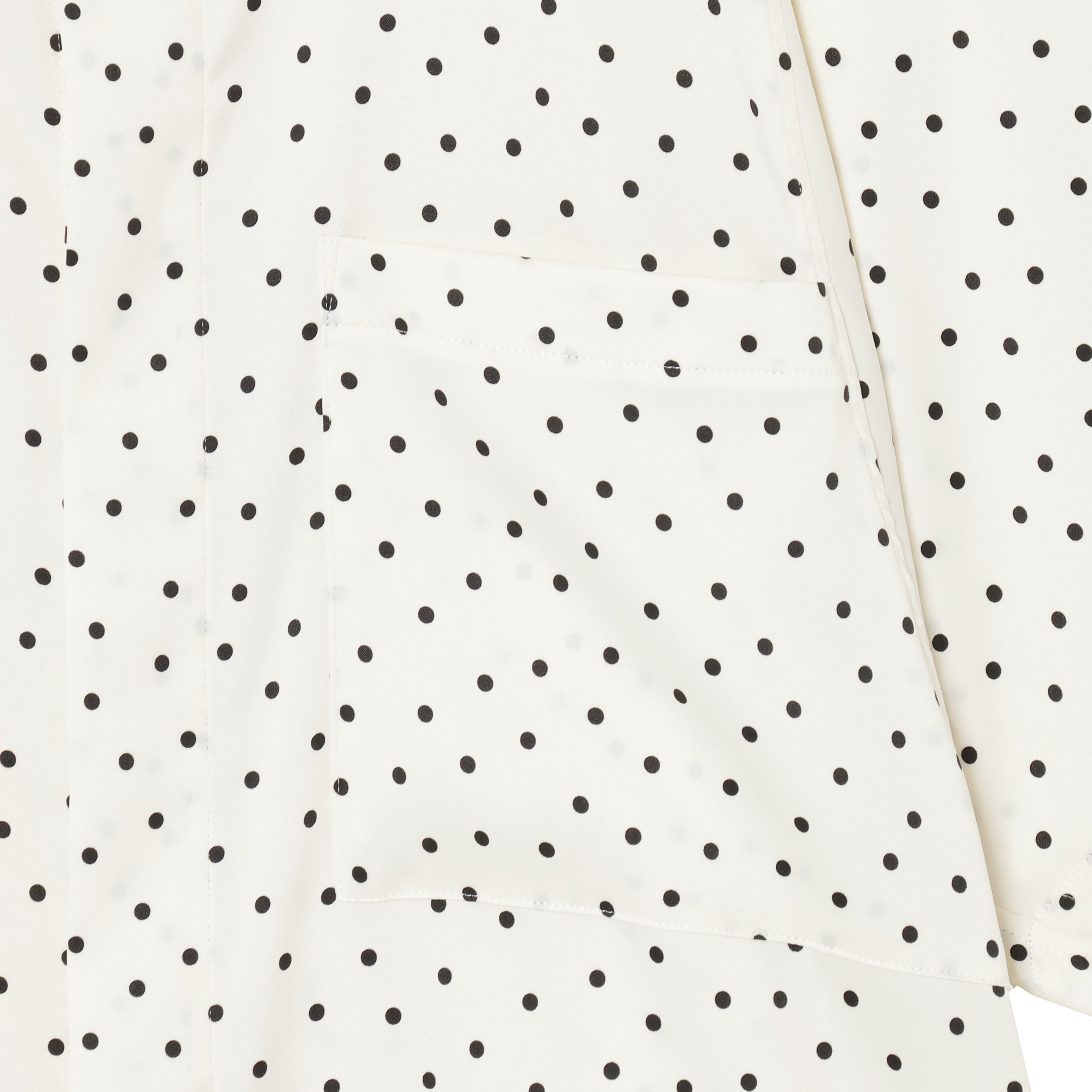 25SS DOTS BIG POCKET SHIRTS (WHITE)