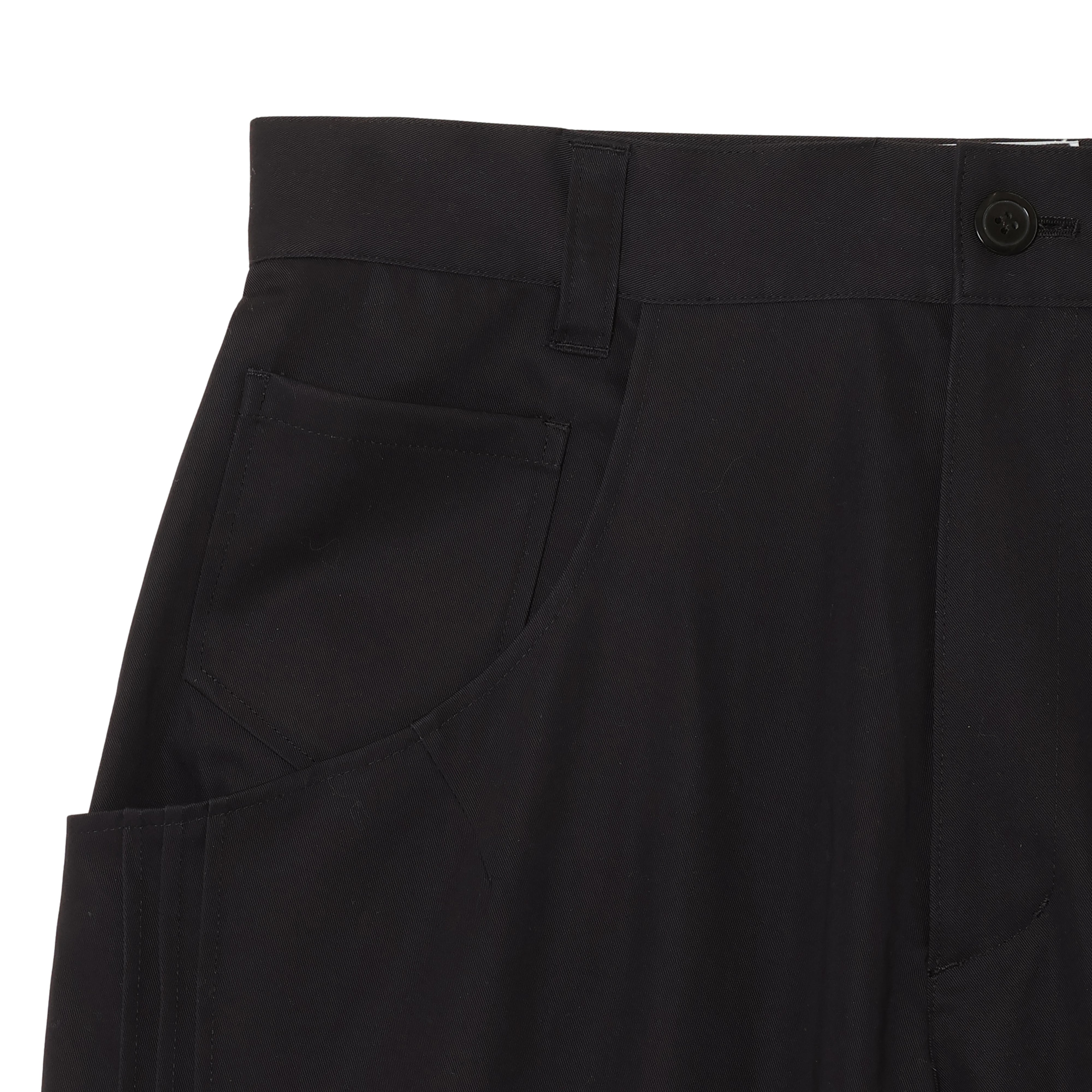 25AW WIDE COTTON PANTS (BLACK)