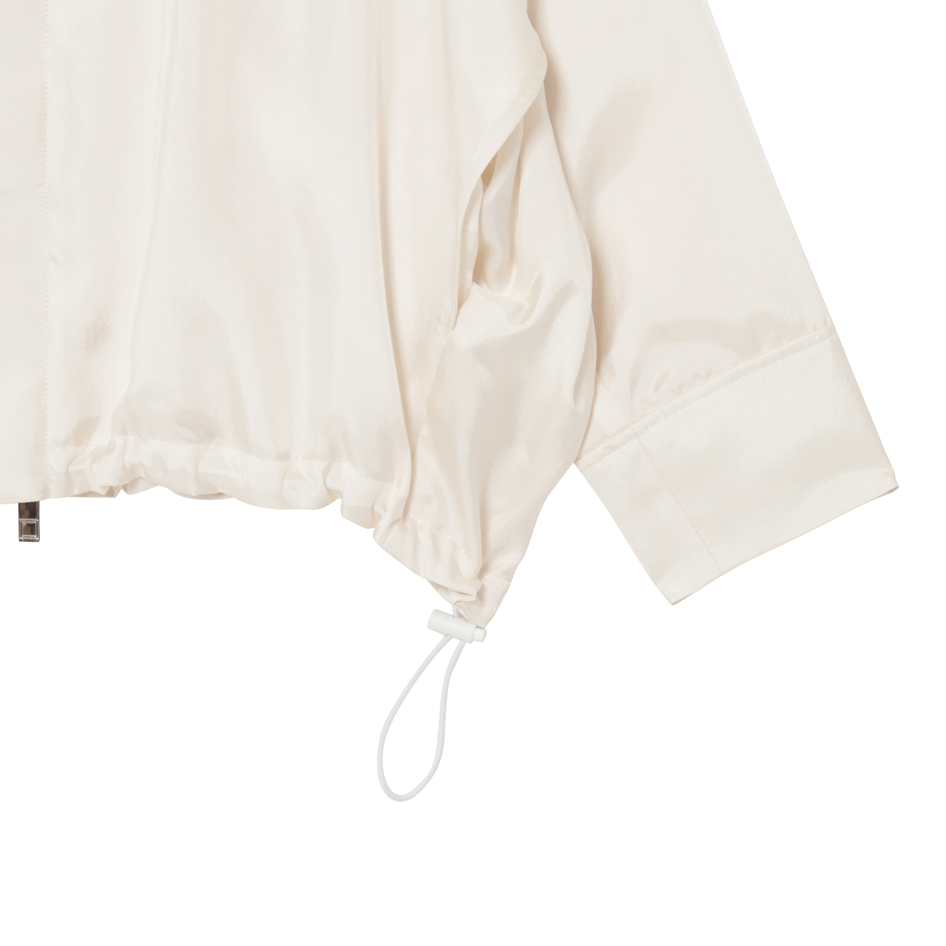25SS BALLOON GATHER BLOUSON (WHITE)