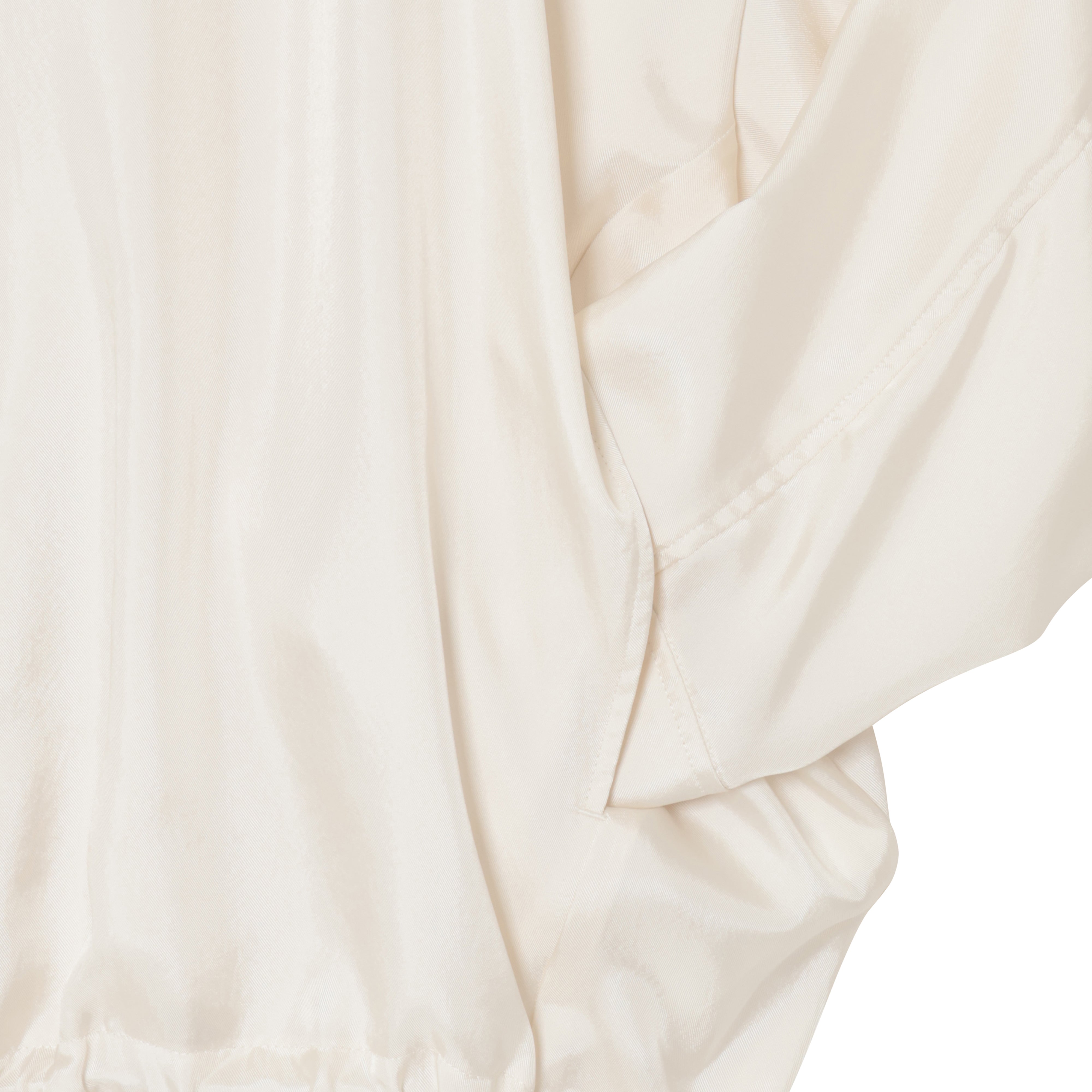 25SS BALLOON GATHER BLOUSON (WHITE)