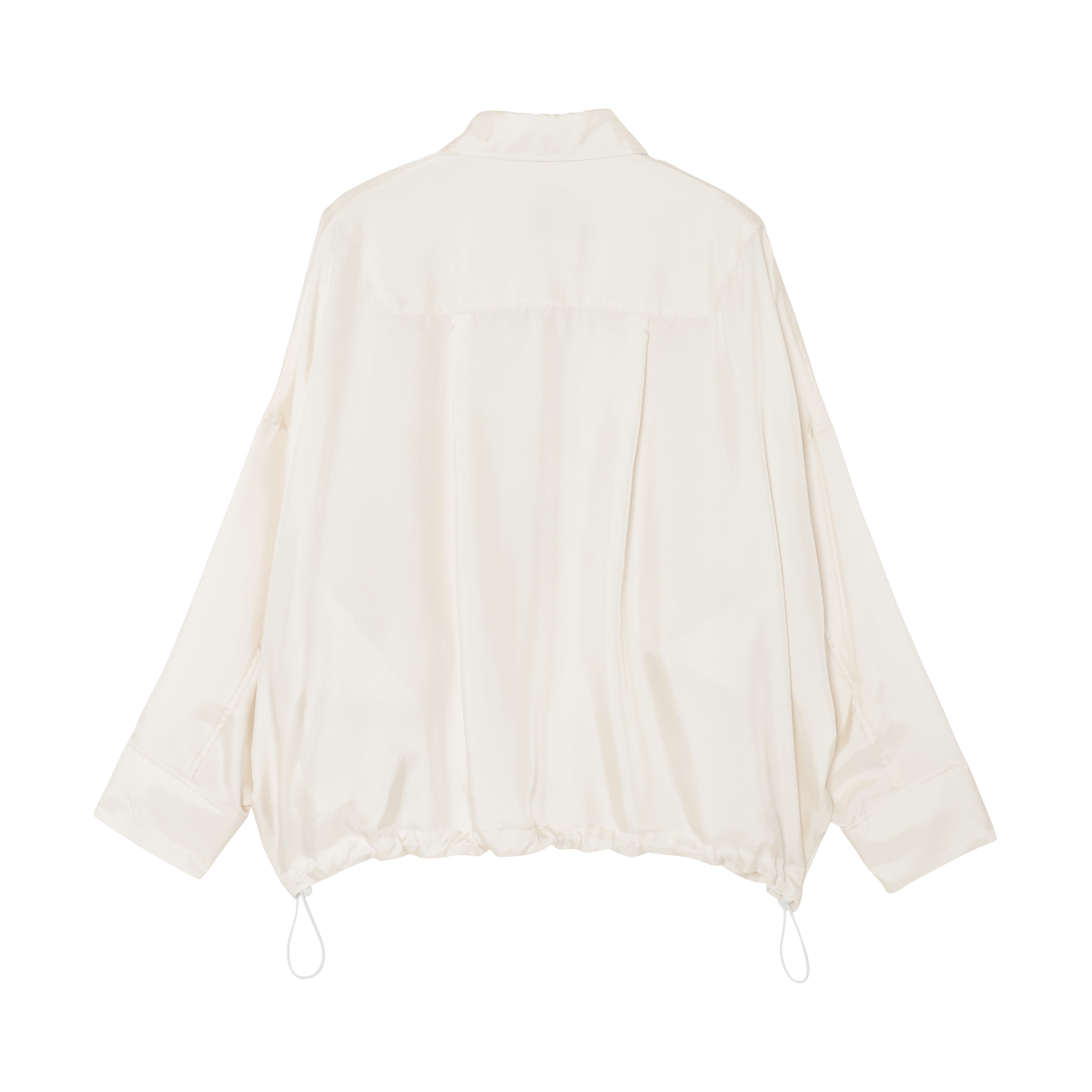 25SS BALLOON GATHER BLOUSON (WHITE)