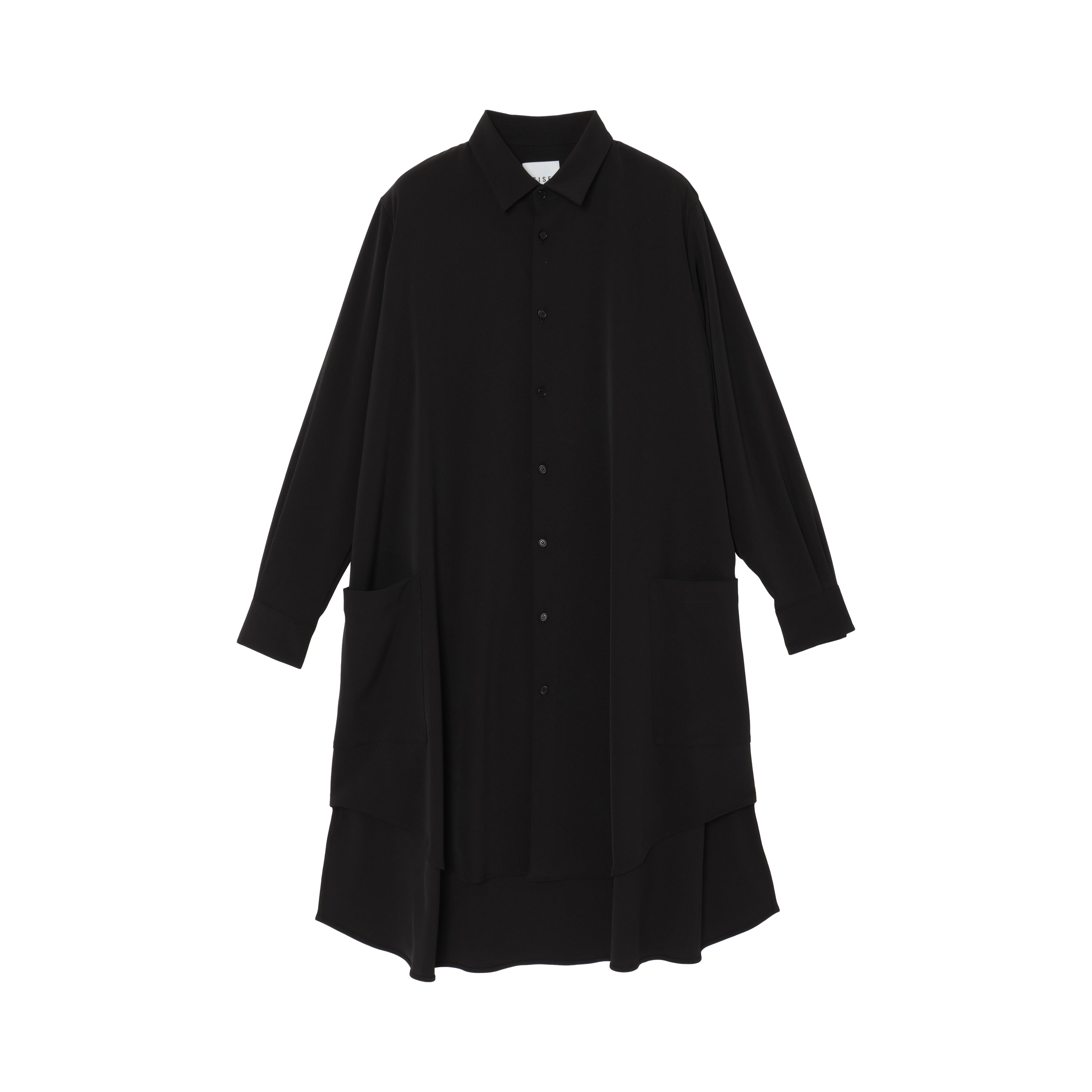 LONG SHIRTS (TWILL TWIMY) BLACK