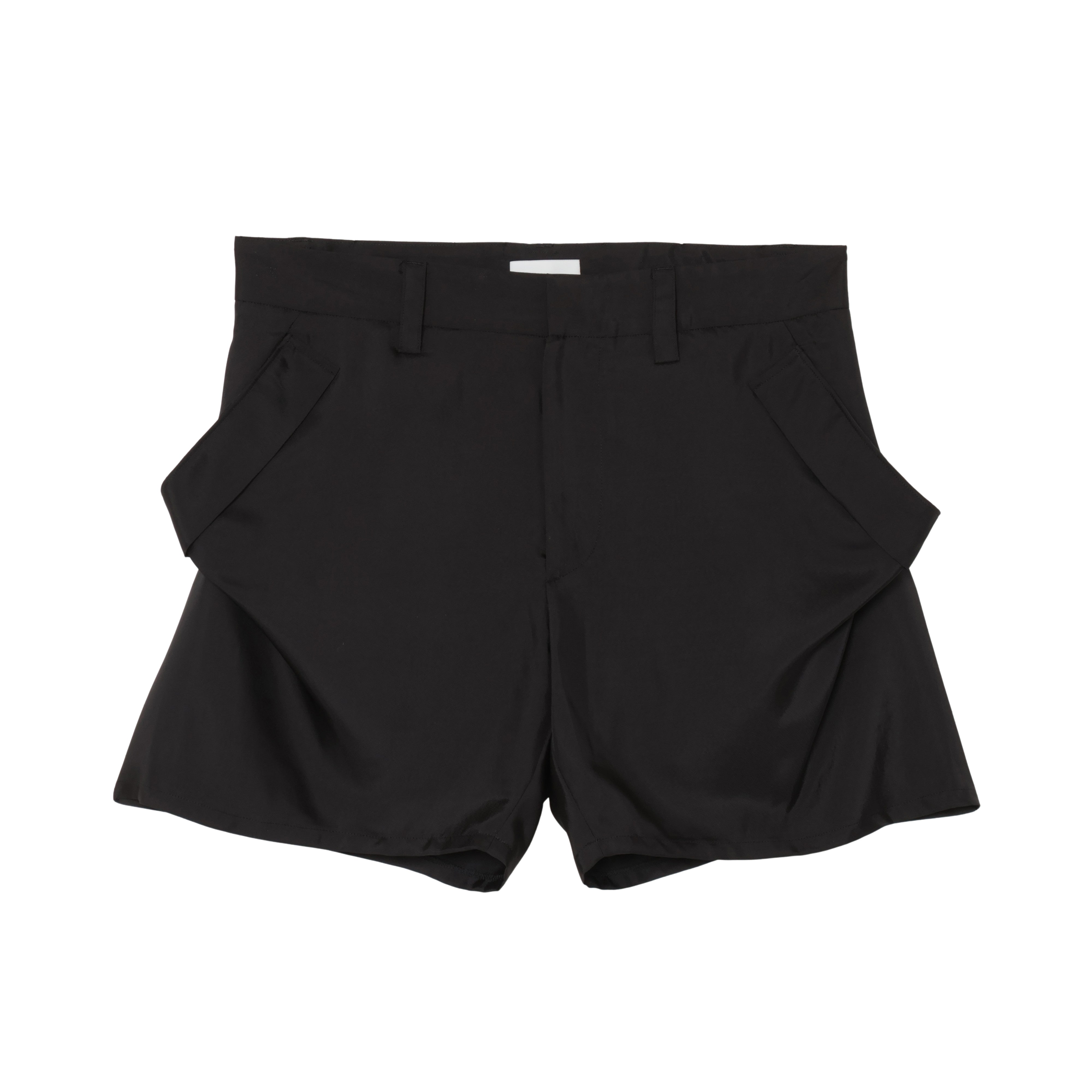 25SS DROP POCKET HARF PANTS (BLACK)