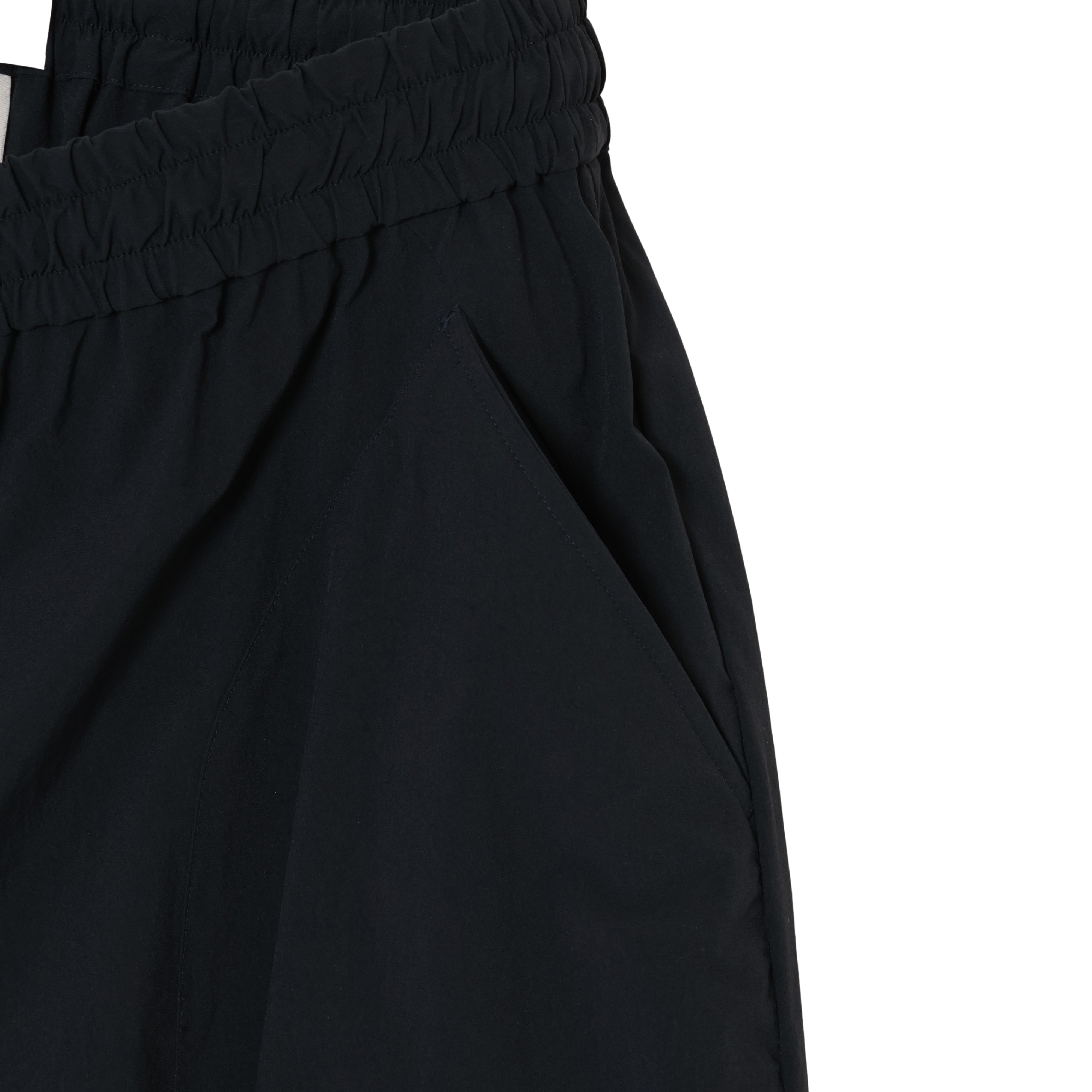 HARF PANTS (RECYCLING FAB.) BLACK
