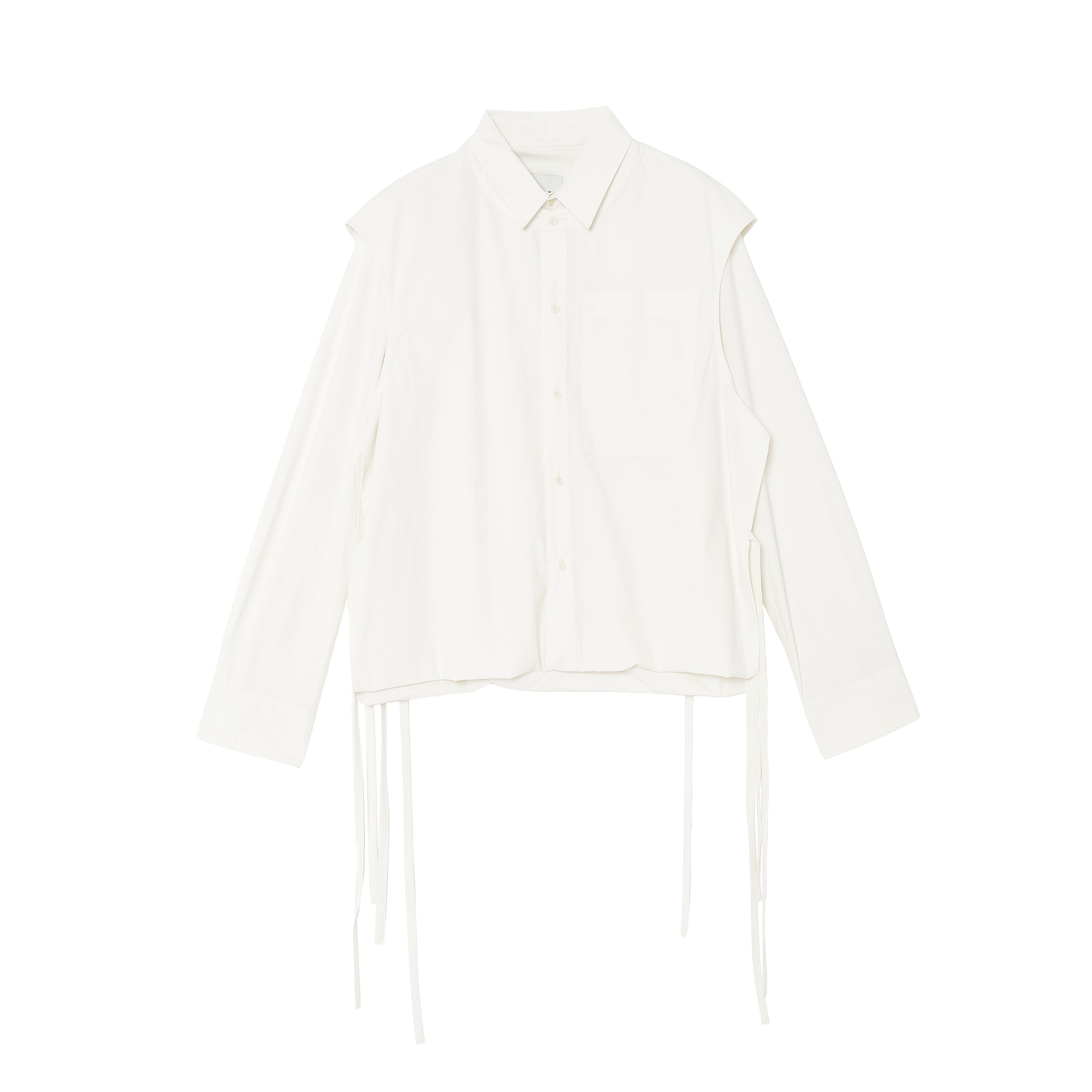 25SS LAYERED SHIRTS (WHITE)