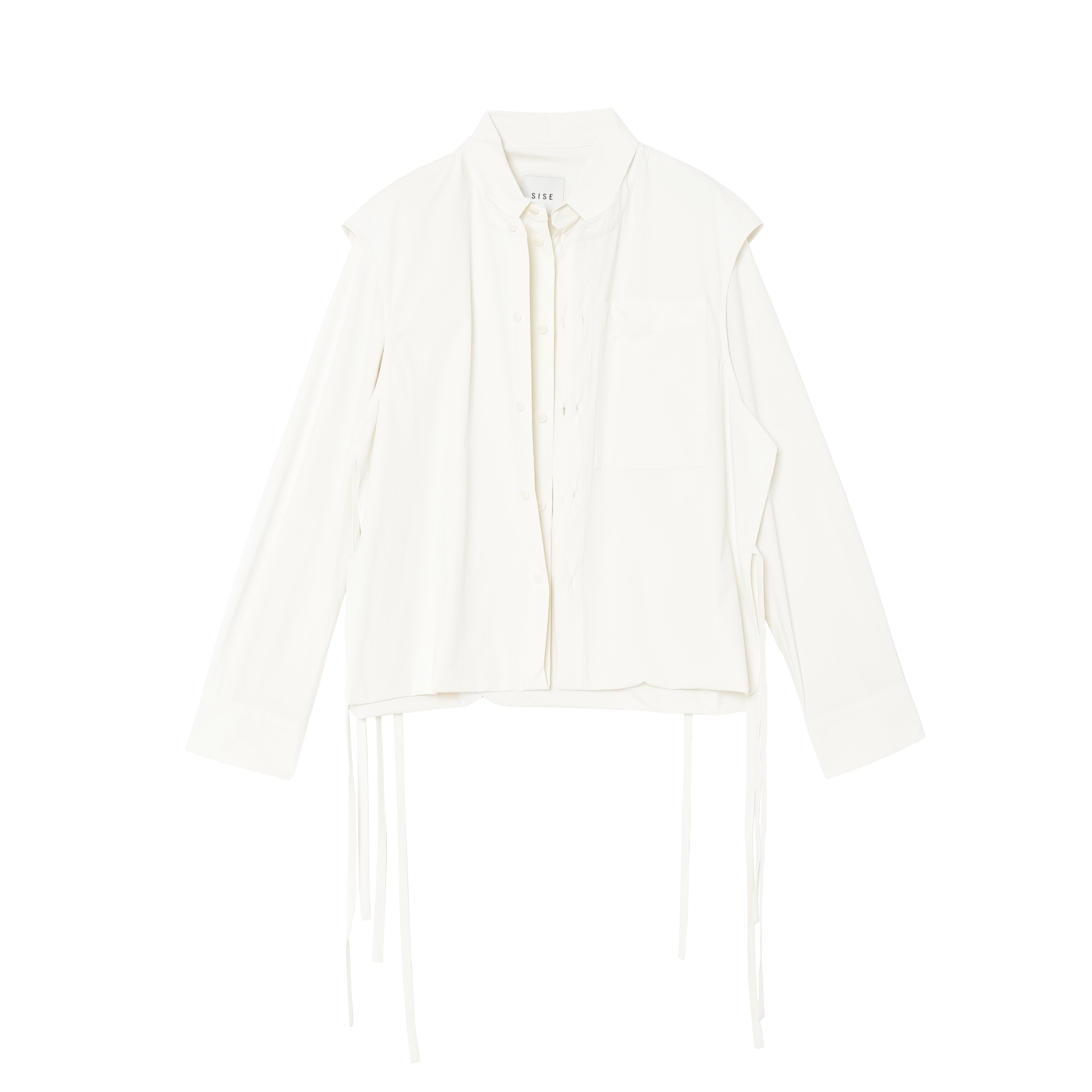 25SS LAYERED SHIRTS (WHITE)