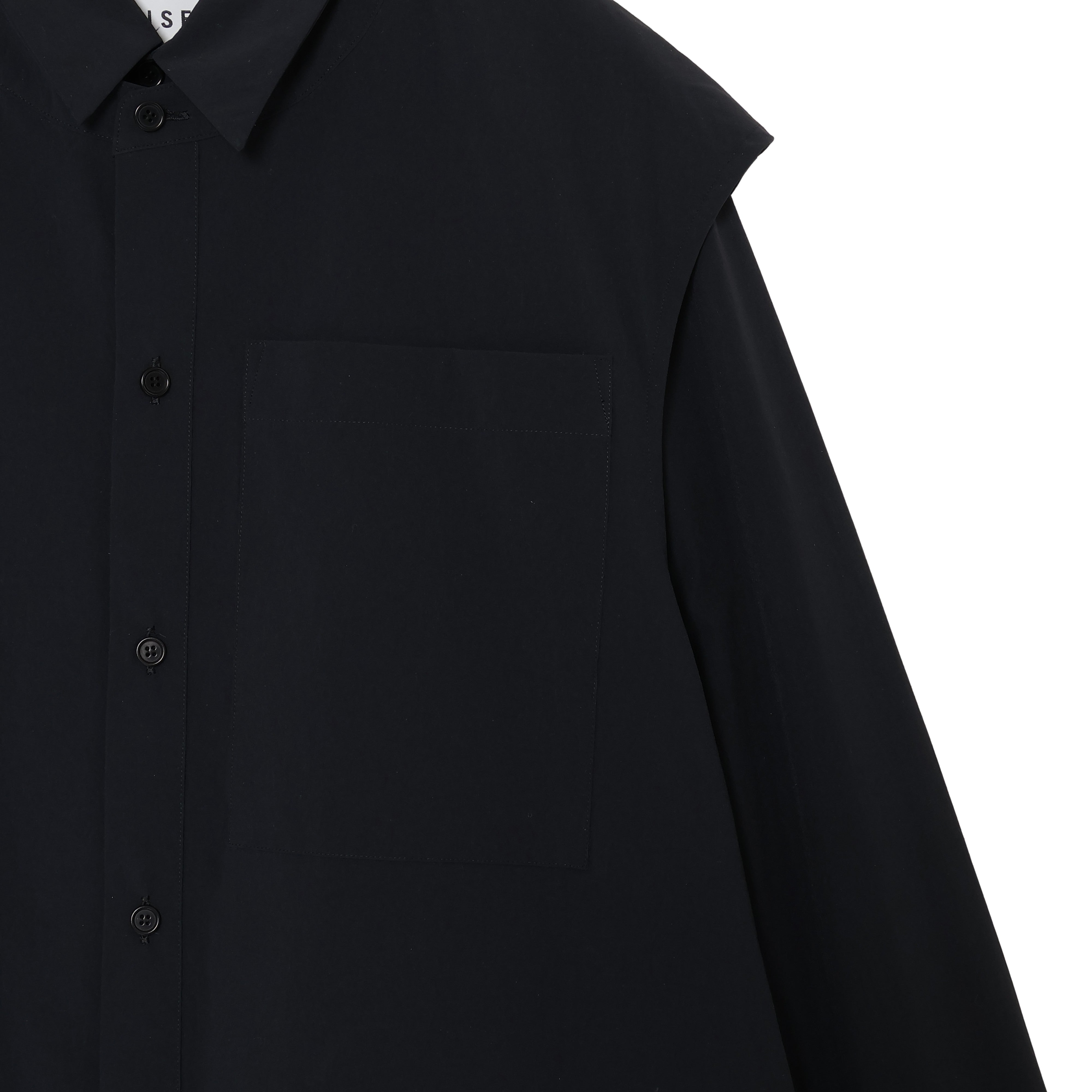 25SS LAYERED SHIRTS (BLACK)