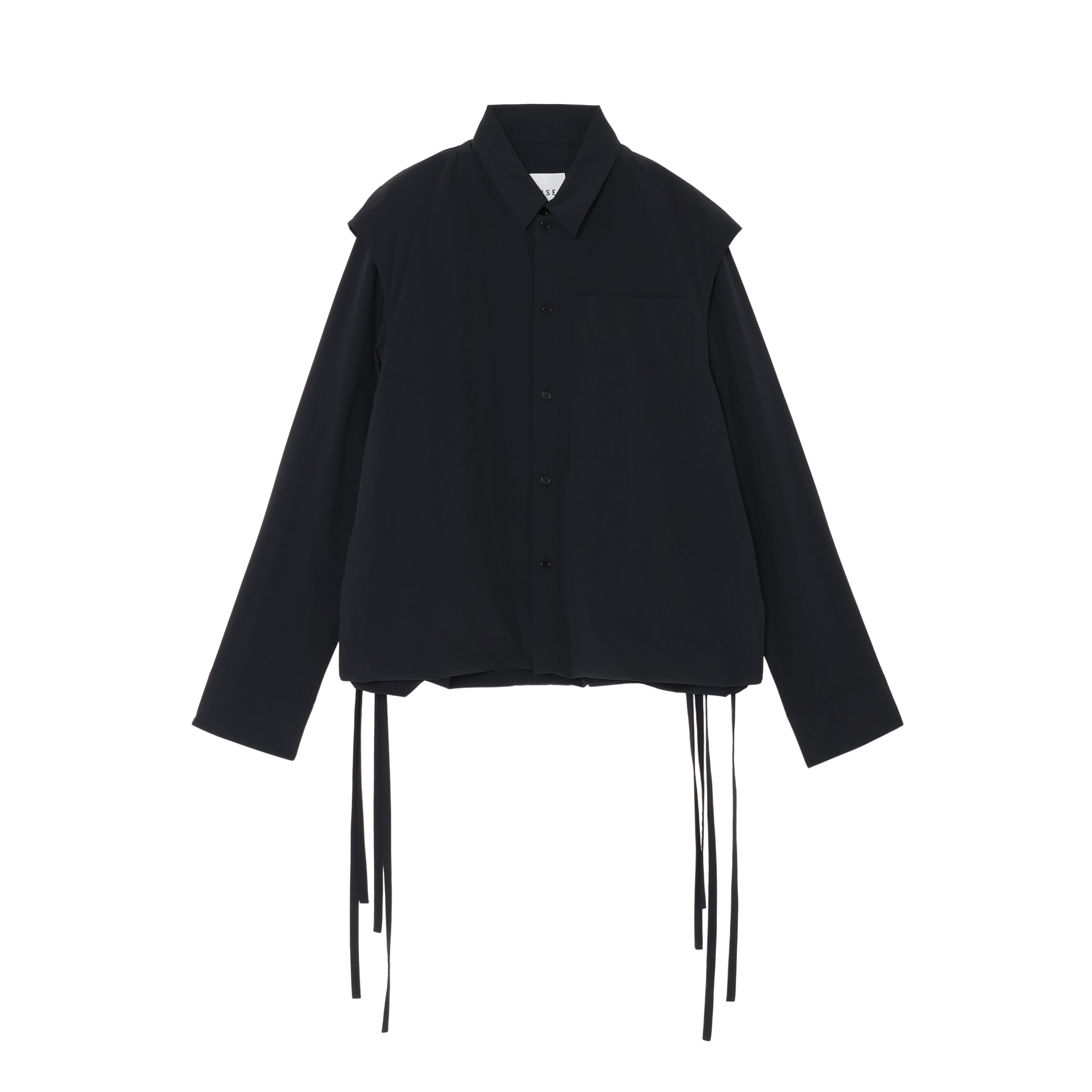 25SS LAYERED SHIRTS (BLACK)