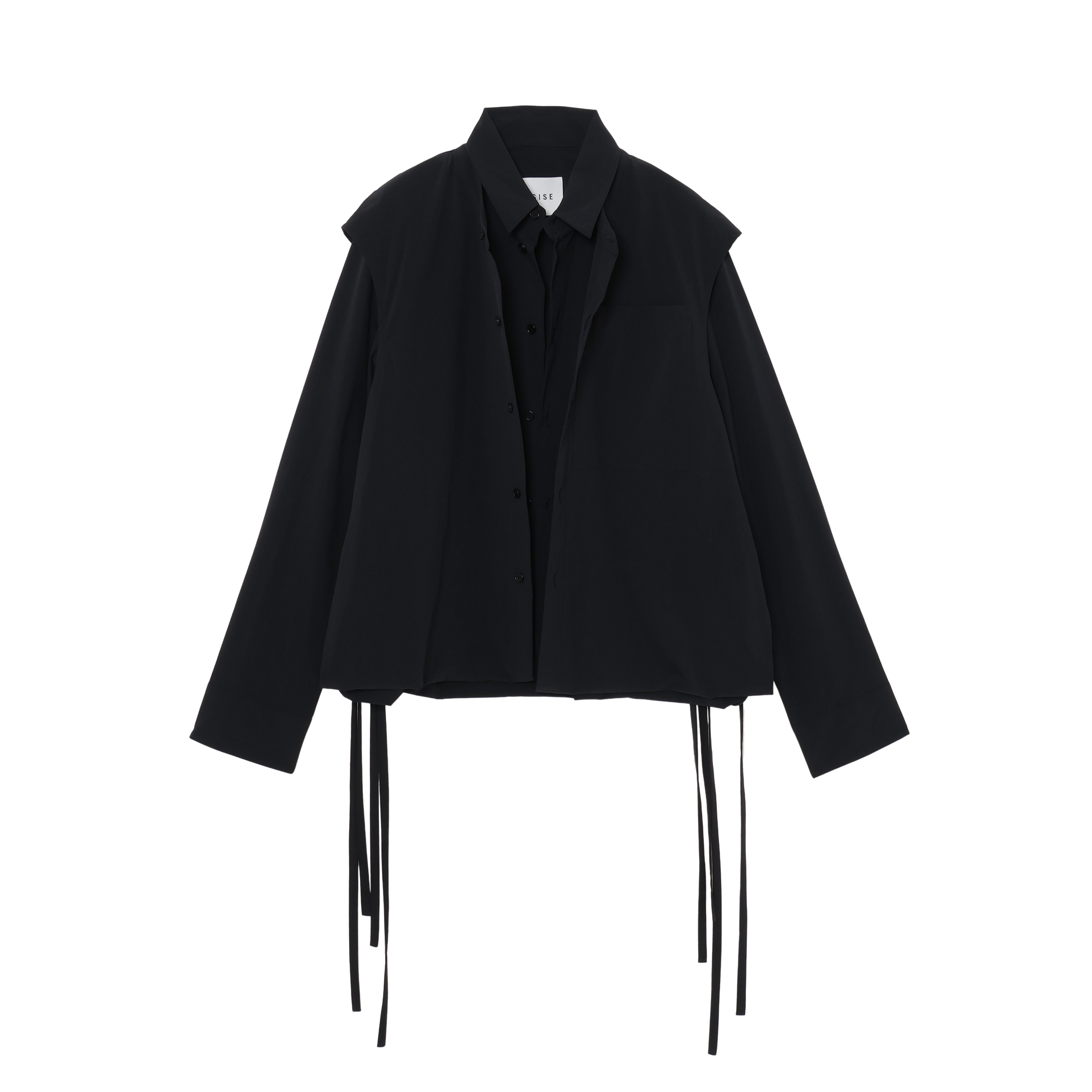 25SS LAYERED SHIRTS (BLACK)