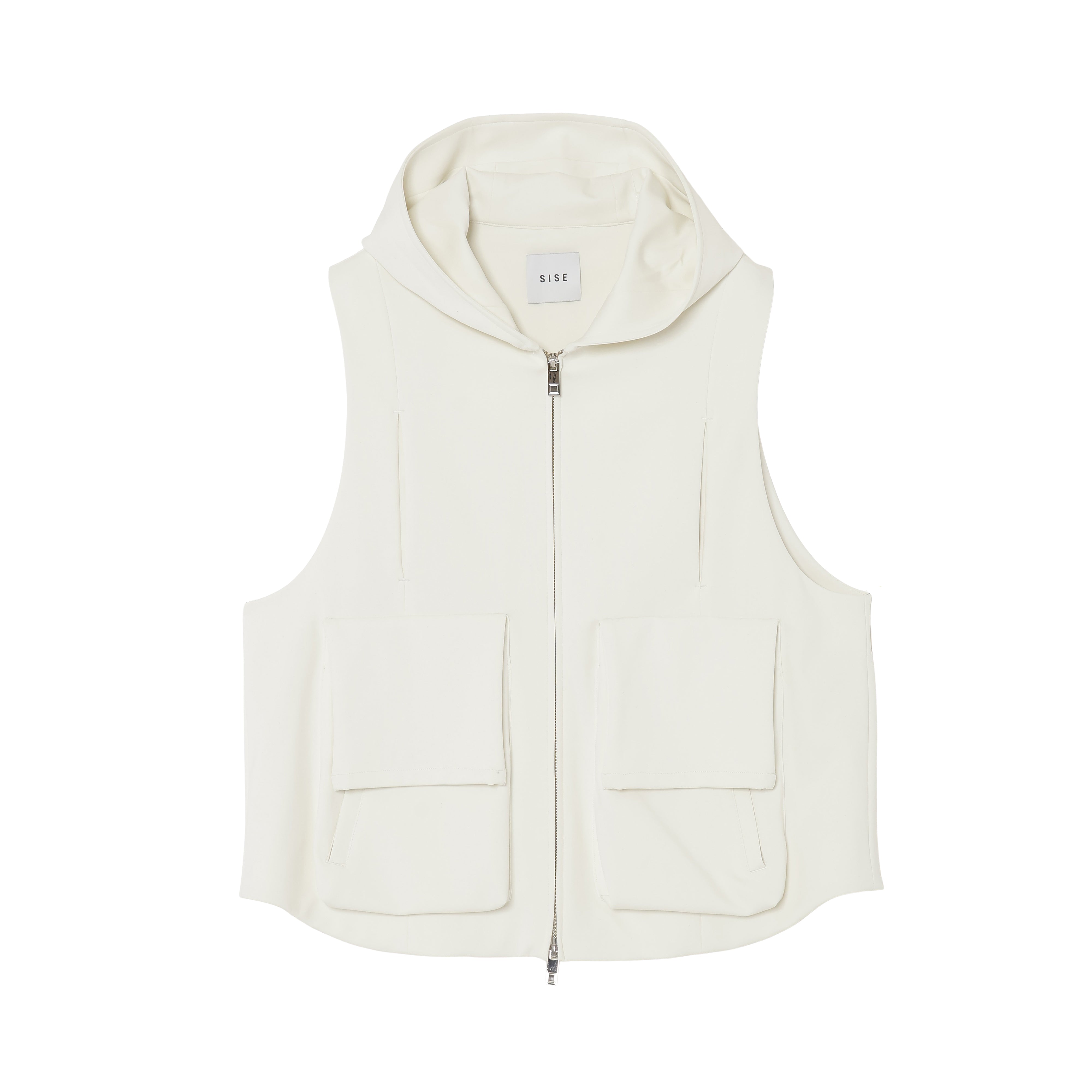 25SS HOODIE VEST (WHITE)