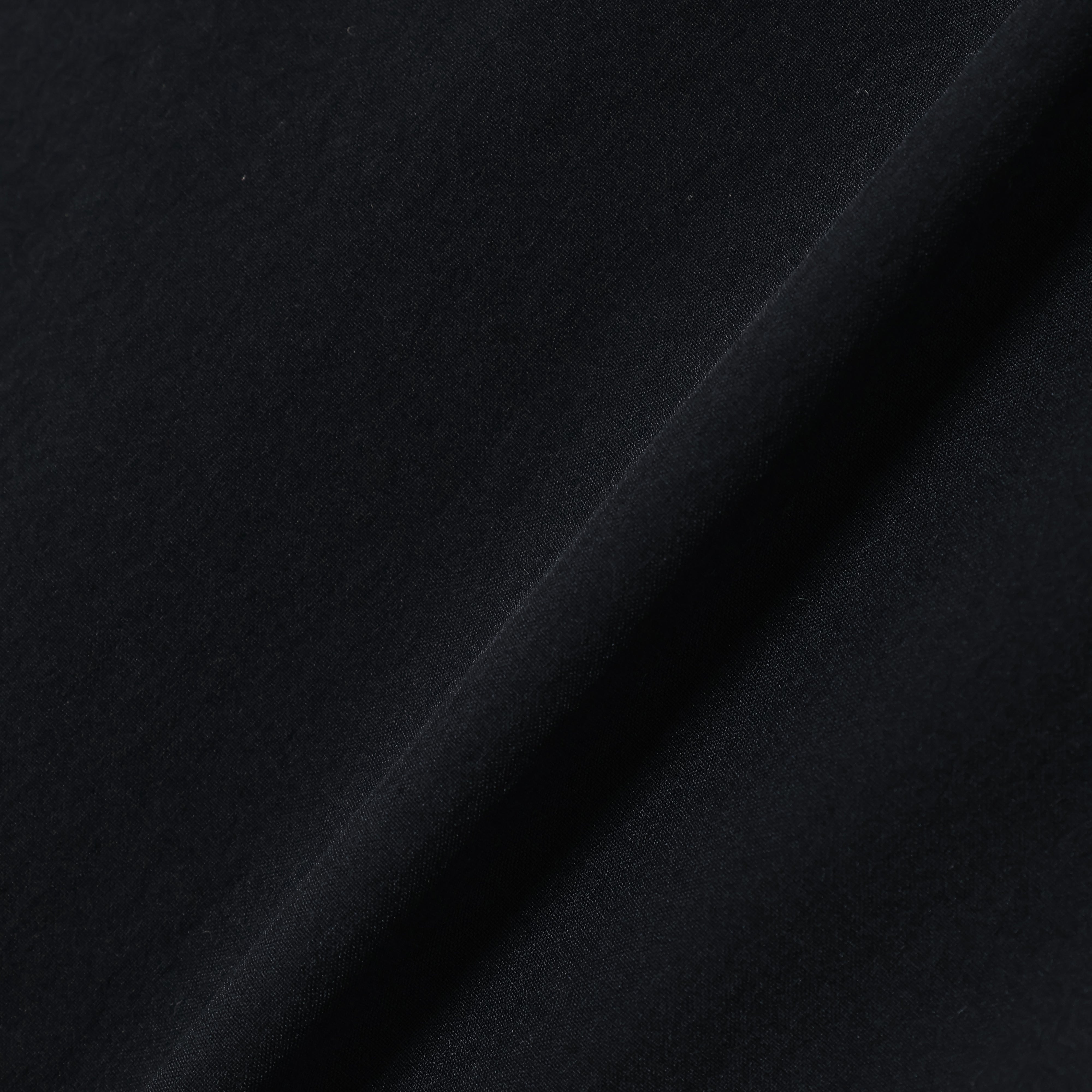 25SS NO COLLER HARF SLEEVES SHIRTS (BLACK)