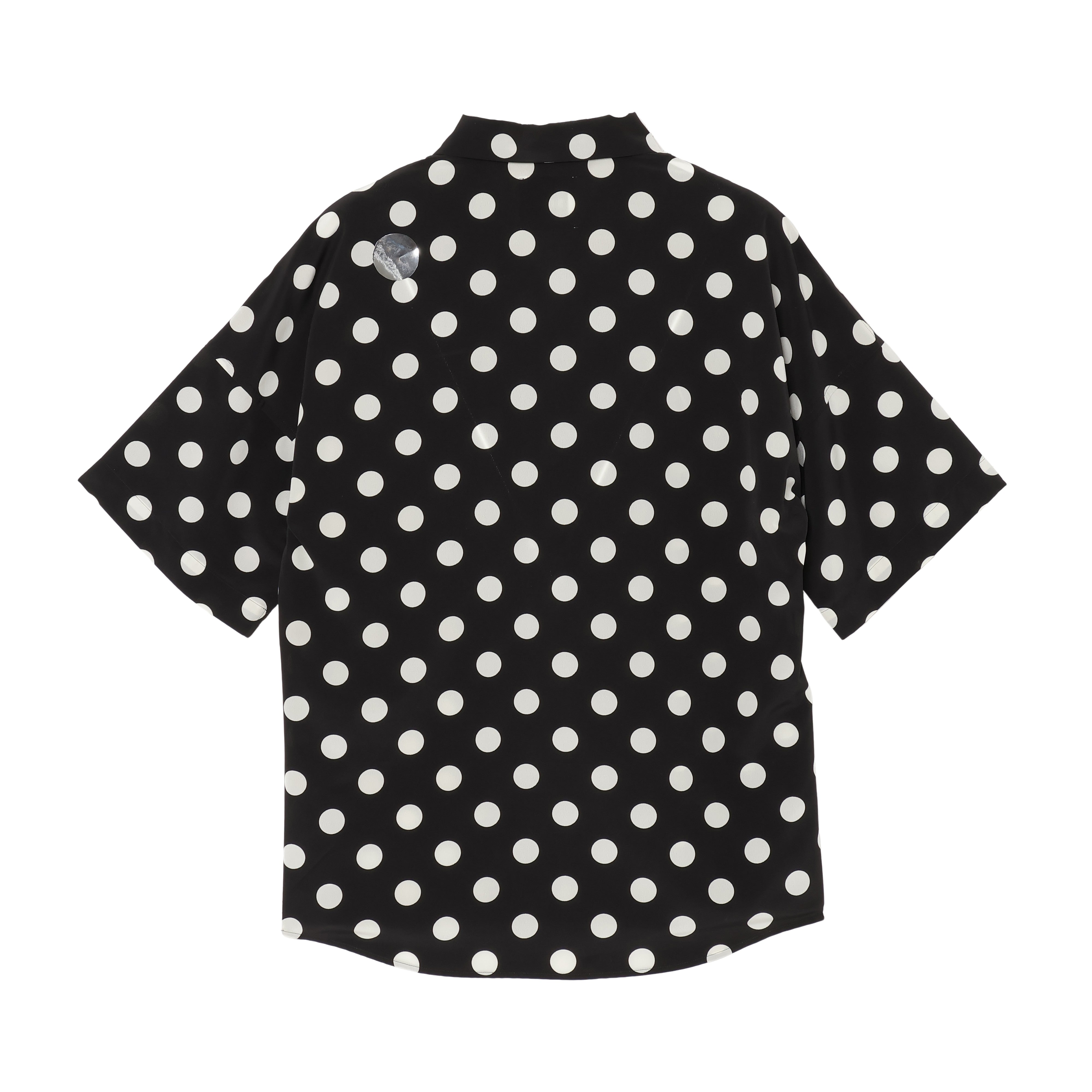25SS DOTS FLY FRONT SHIRTS (BLACK)