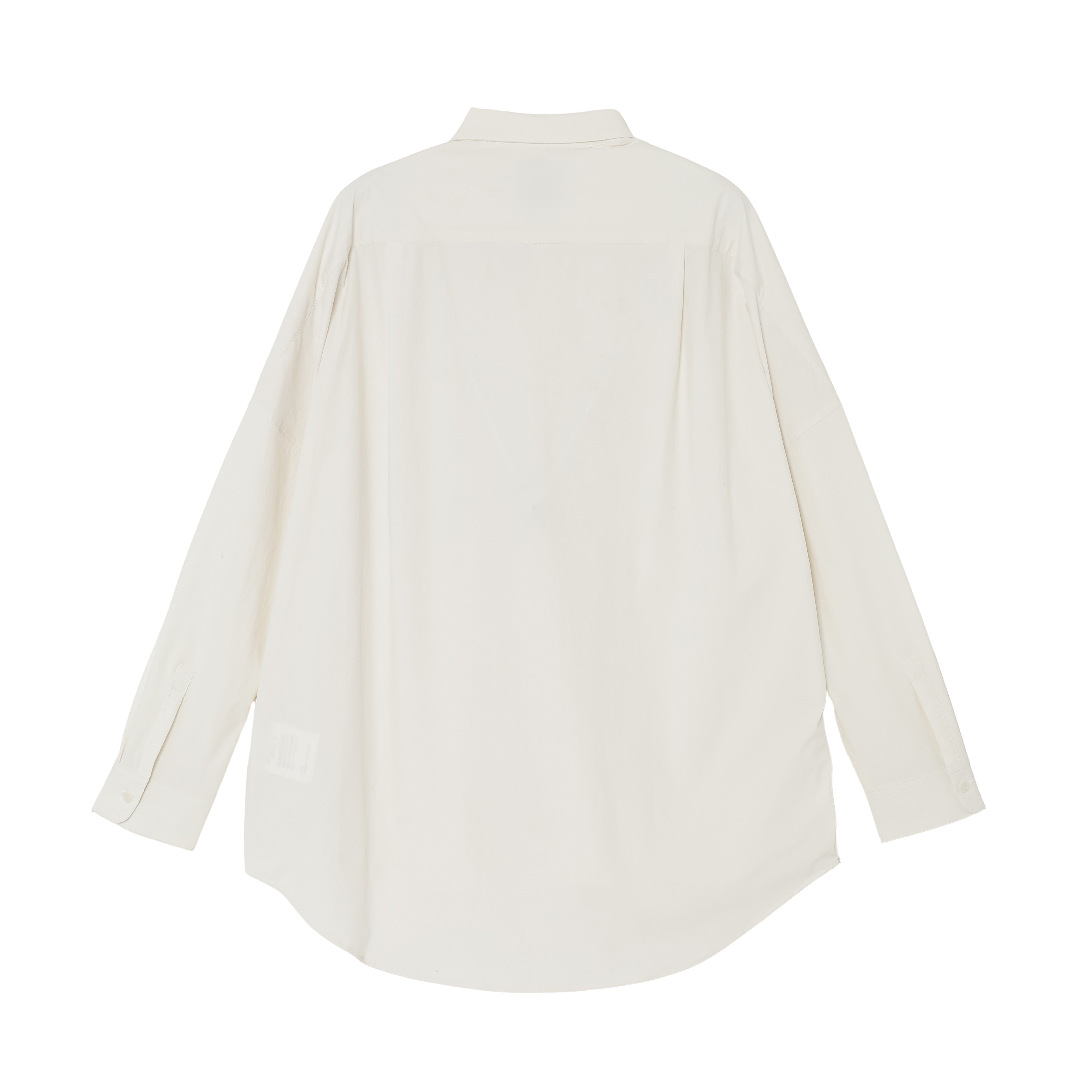 BALLOON SHIRTS (RECYCLING FAB.) WHITE