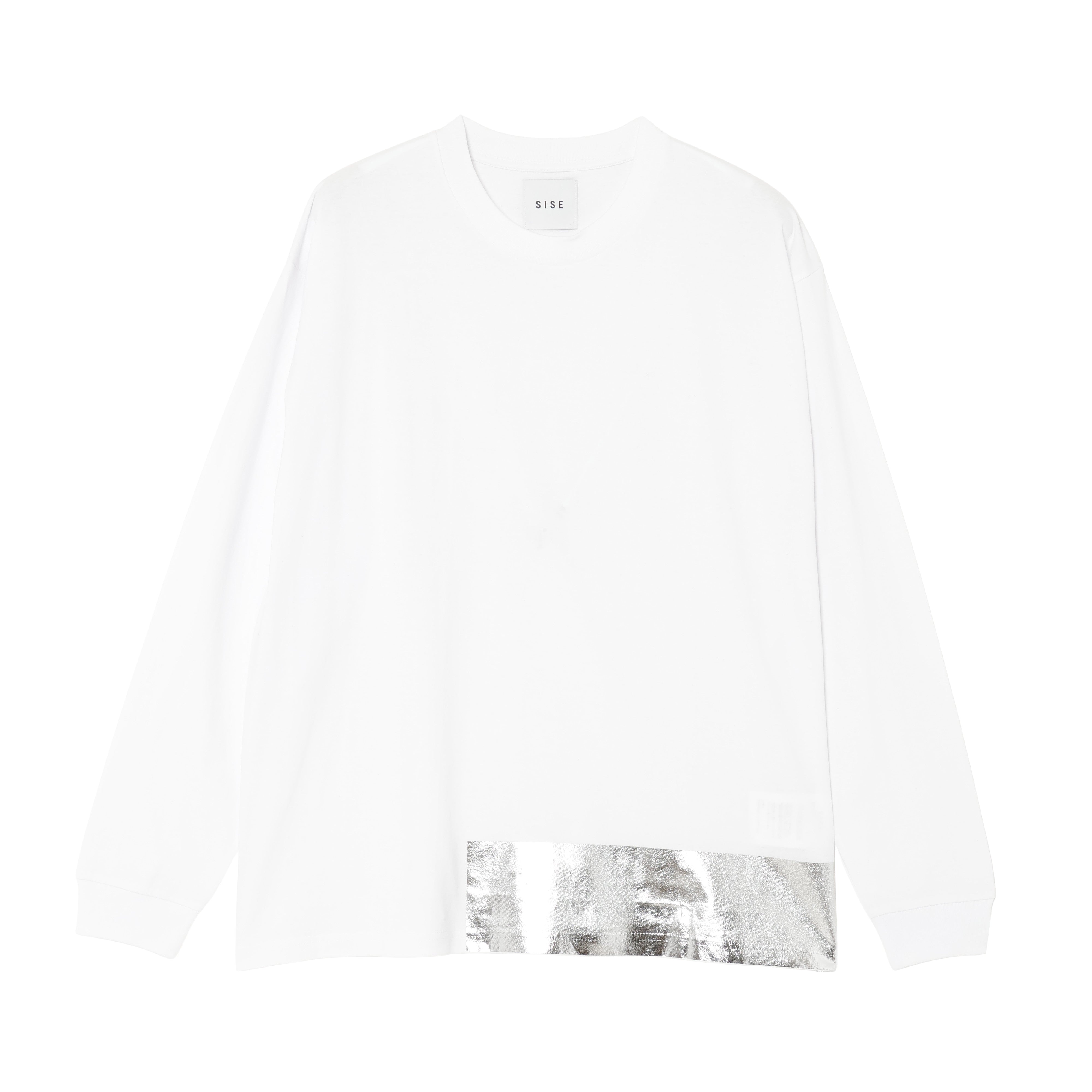 SILVER LONG T-SHIRTS (WHITE)