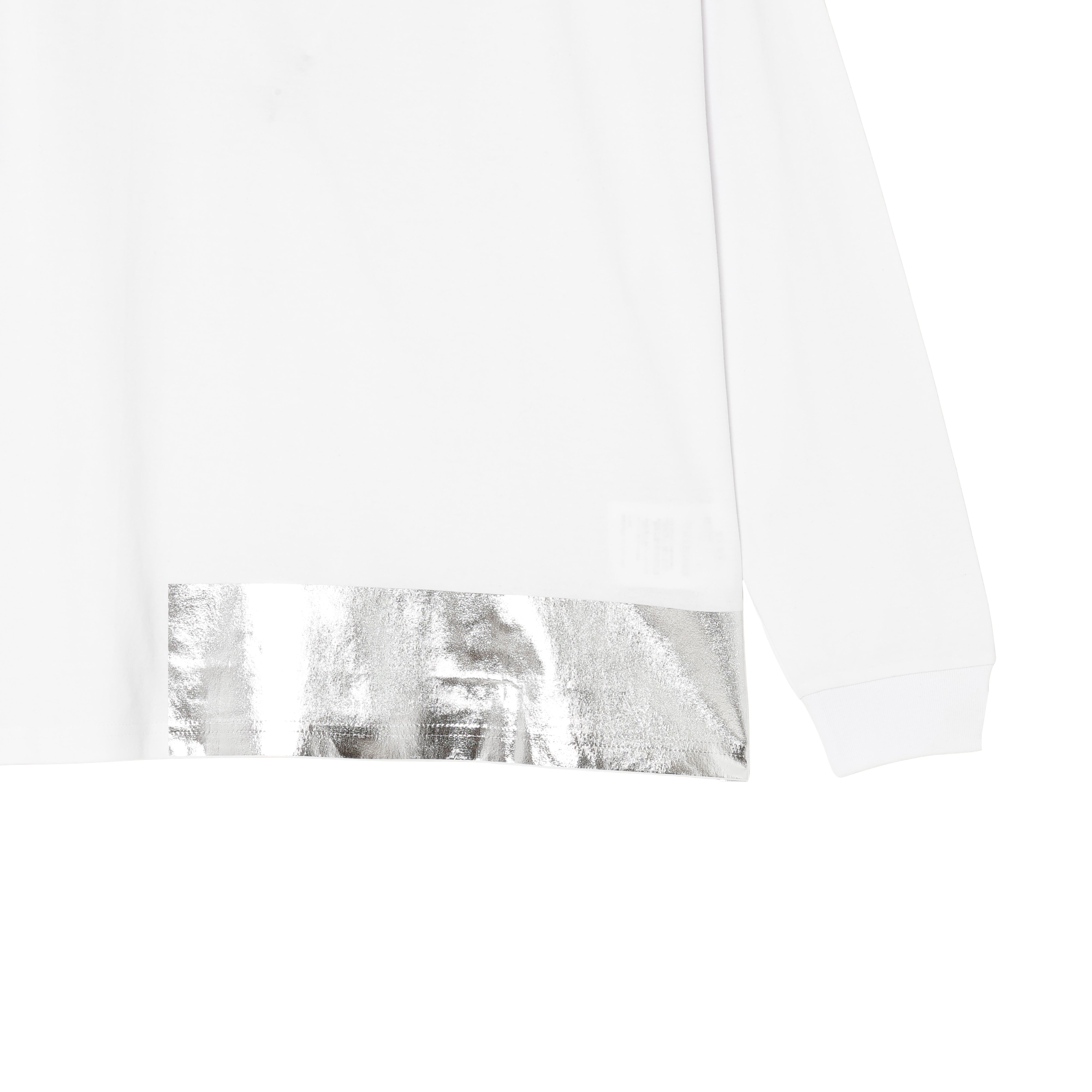 SILVER LONG T-SHIRTS (WHITE)