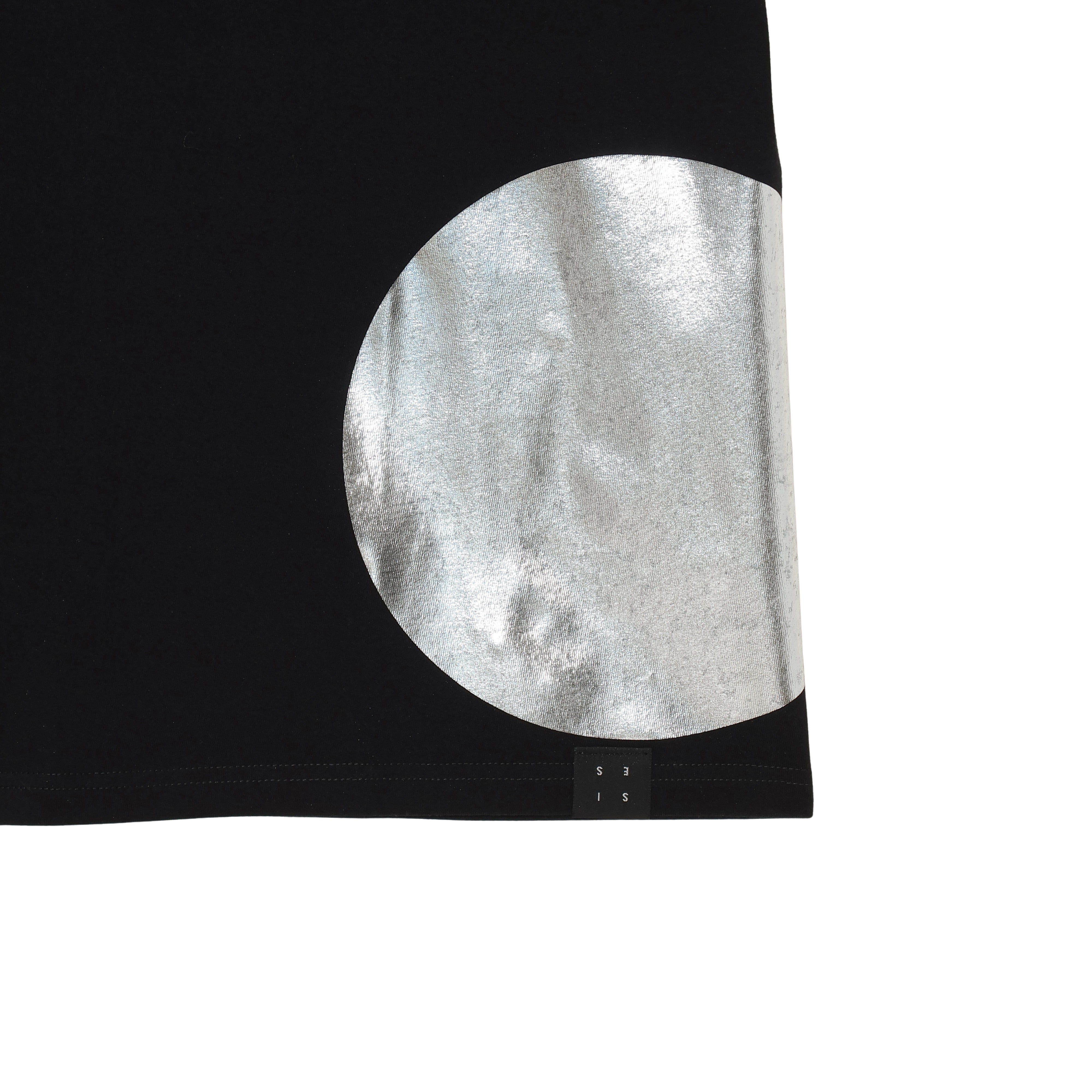 25SS SILVER CIRCLE T-SHIRTS (BLACK)