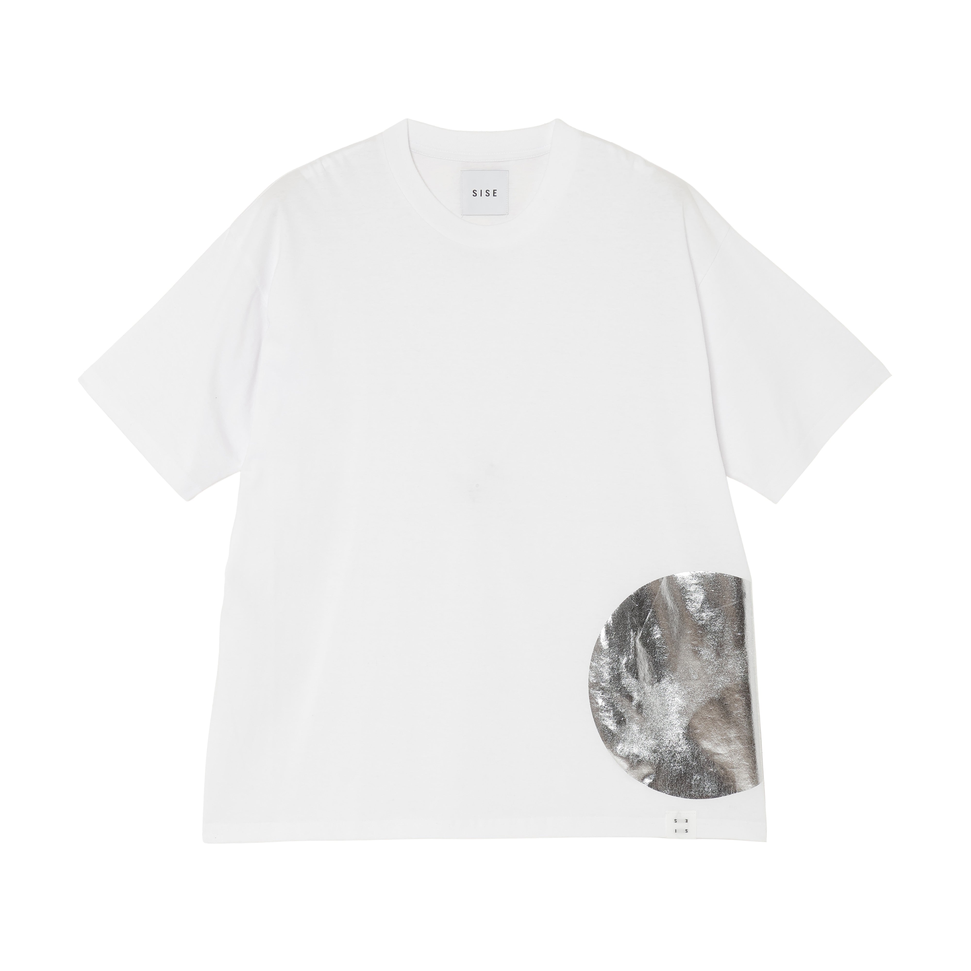 25SS SILVER CIRCLE T-SHIRTS WHITE