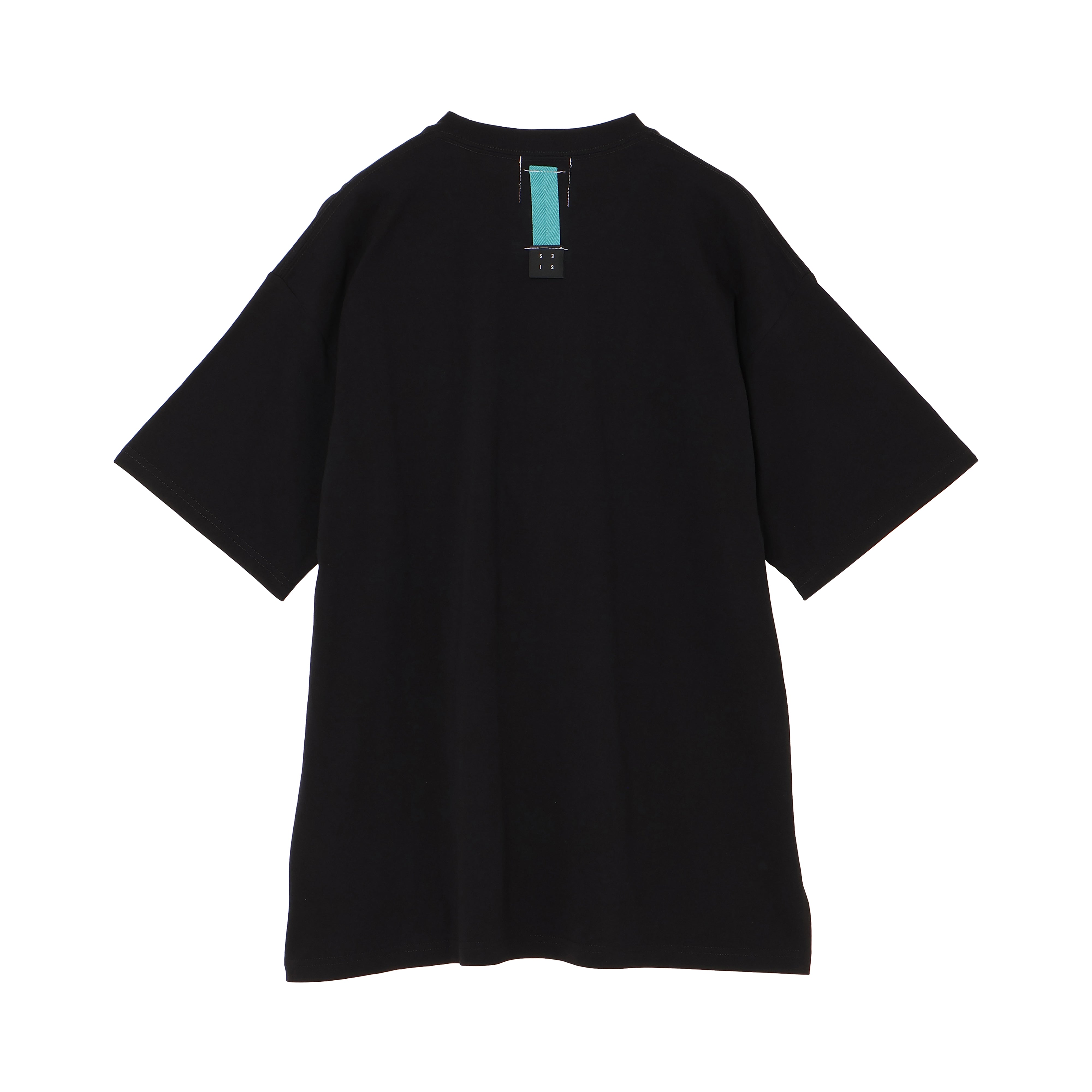 BACK TAPE T-SHIRTS (BLACK)