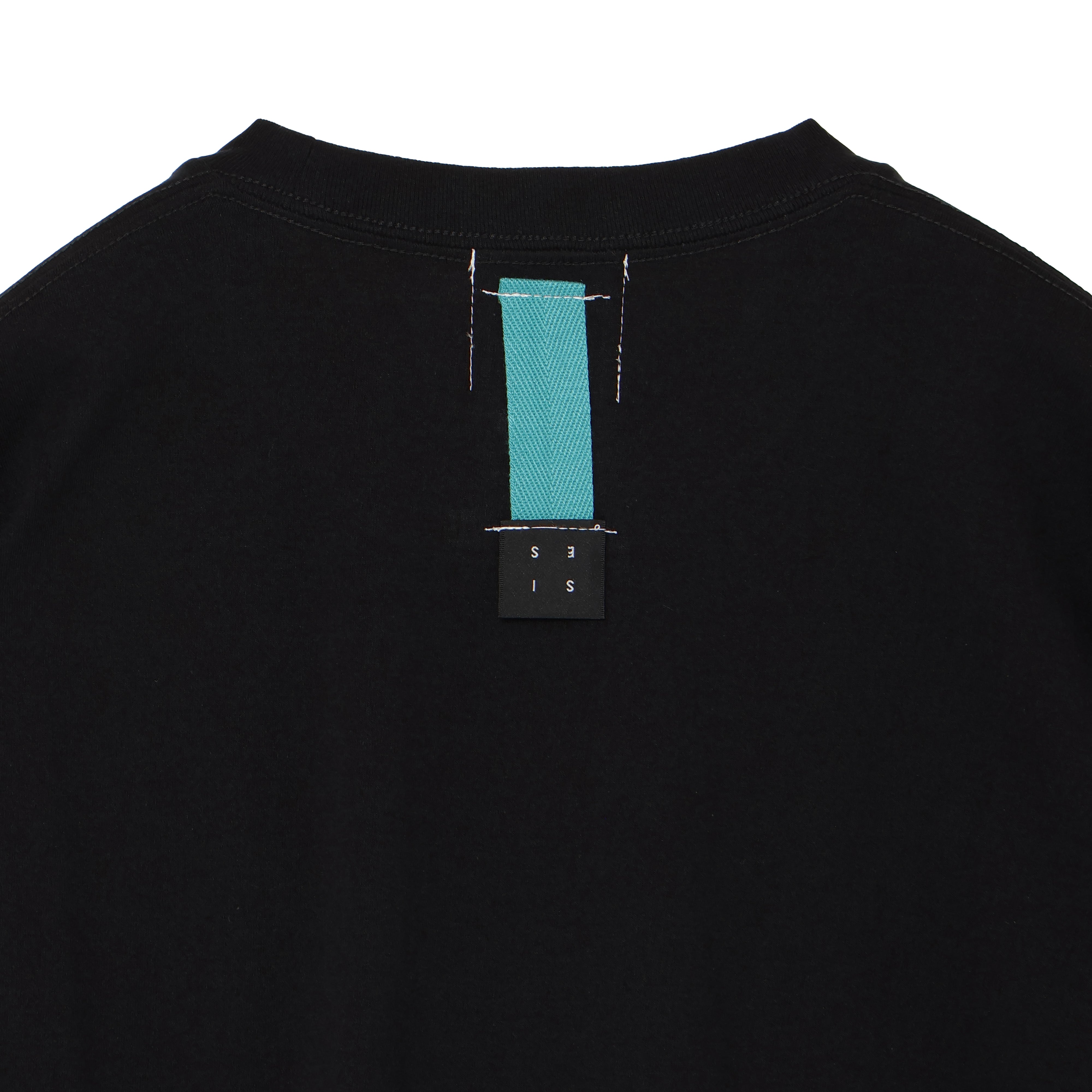 BACK TAPE T-SHIRTS (BLACK)