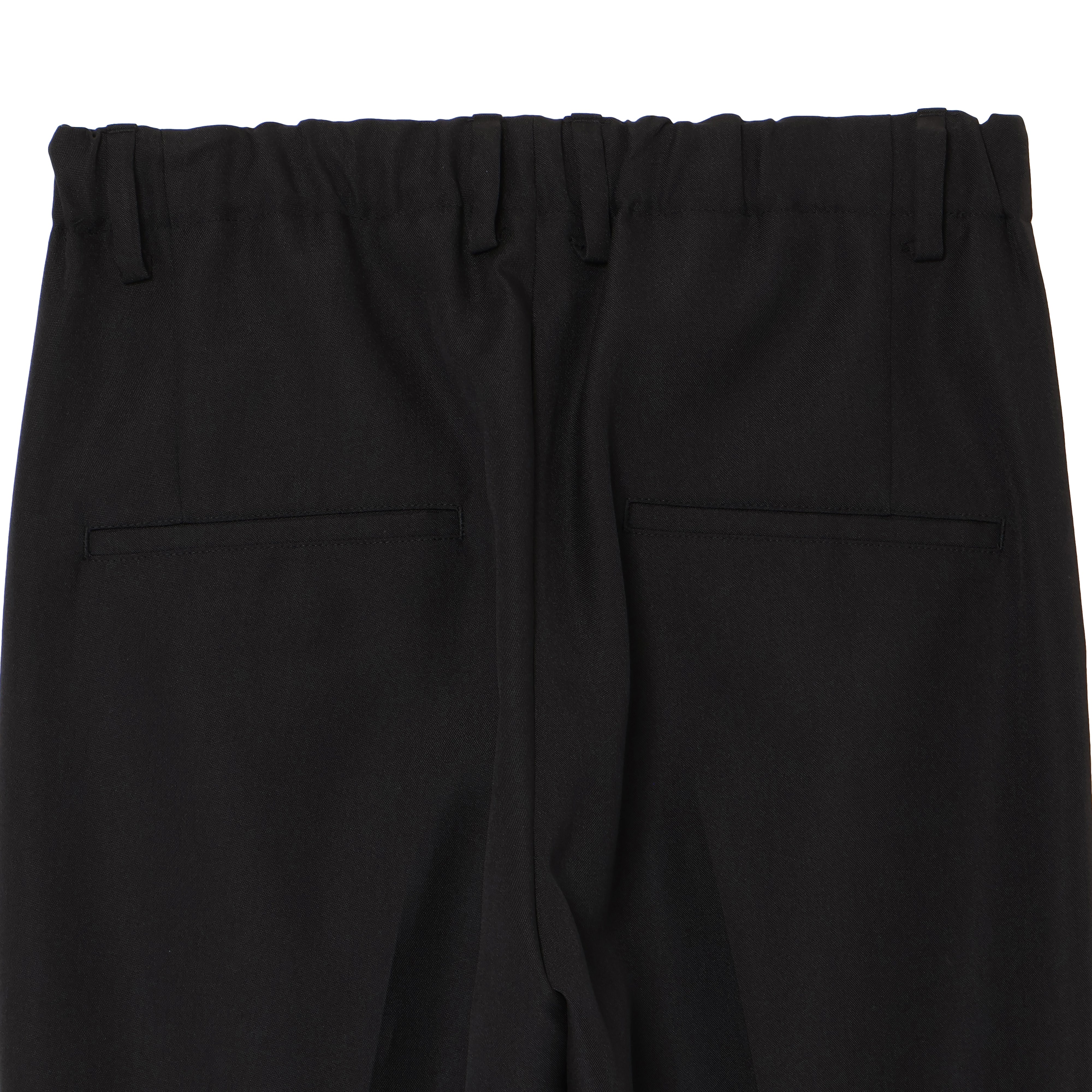 BASIC PANTS (WOOL MIX) BLACK