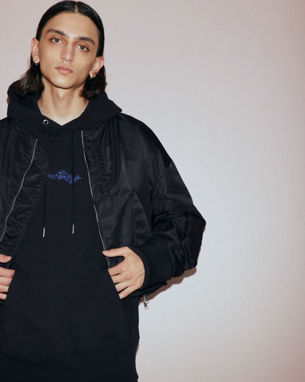 24SS HOODEI SWEAT (BLACK)
