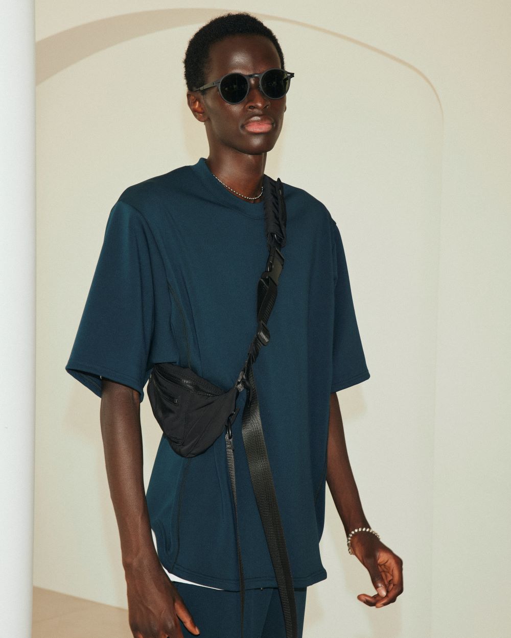 24SS PONCH SISE T-SHIRTS (DARK GREEN)