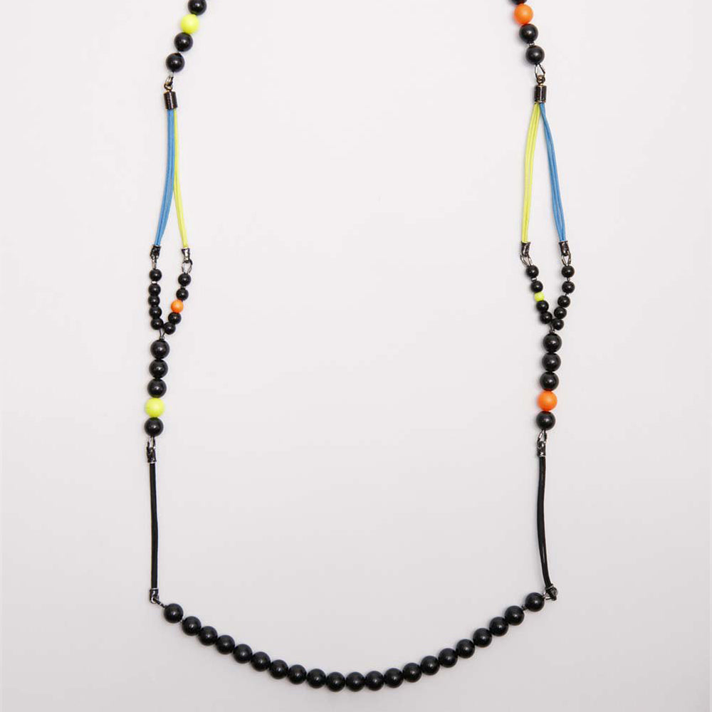 23SS NECKLACE (navy/yellow/black)