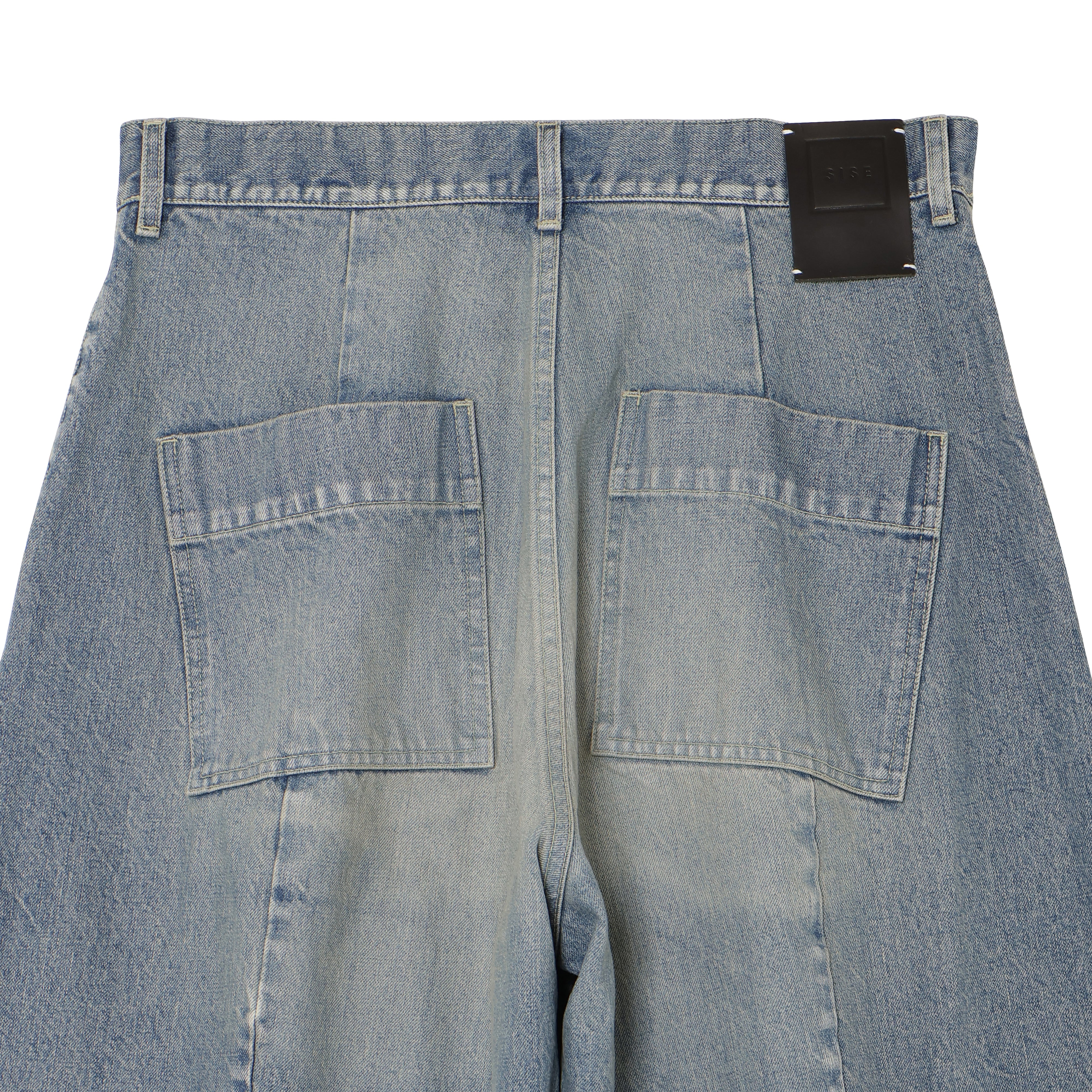 26SS DENIM BARREL HARF PANTS (DENIM)