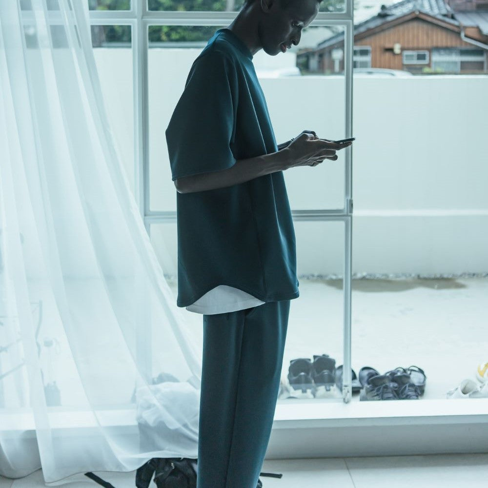 24SS PONCH CODE EASY PANTS-DARK GREEN