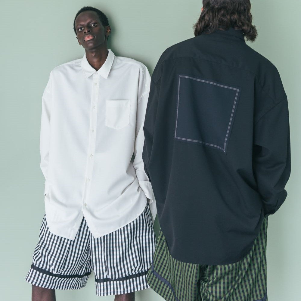 24SS STRIPE HARF PANTS(BLUE STRIPE)