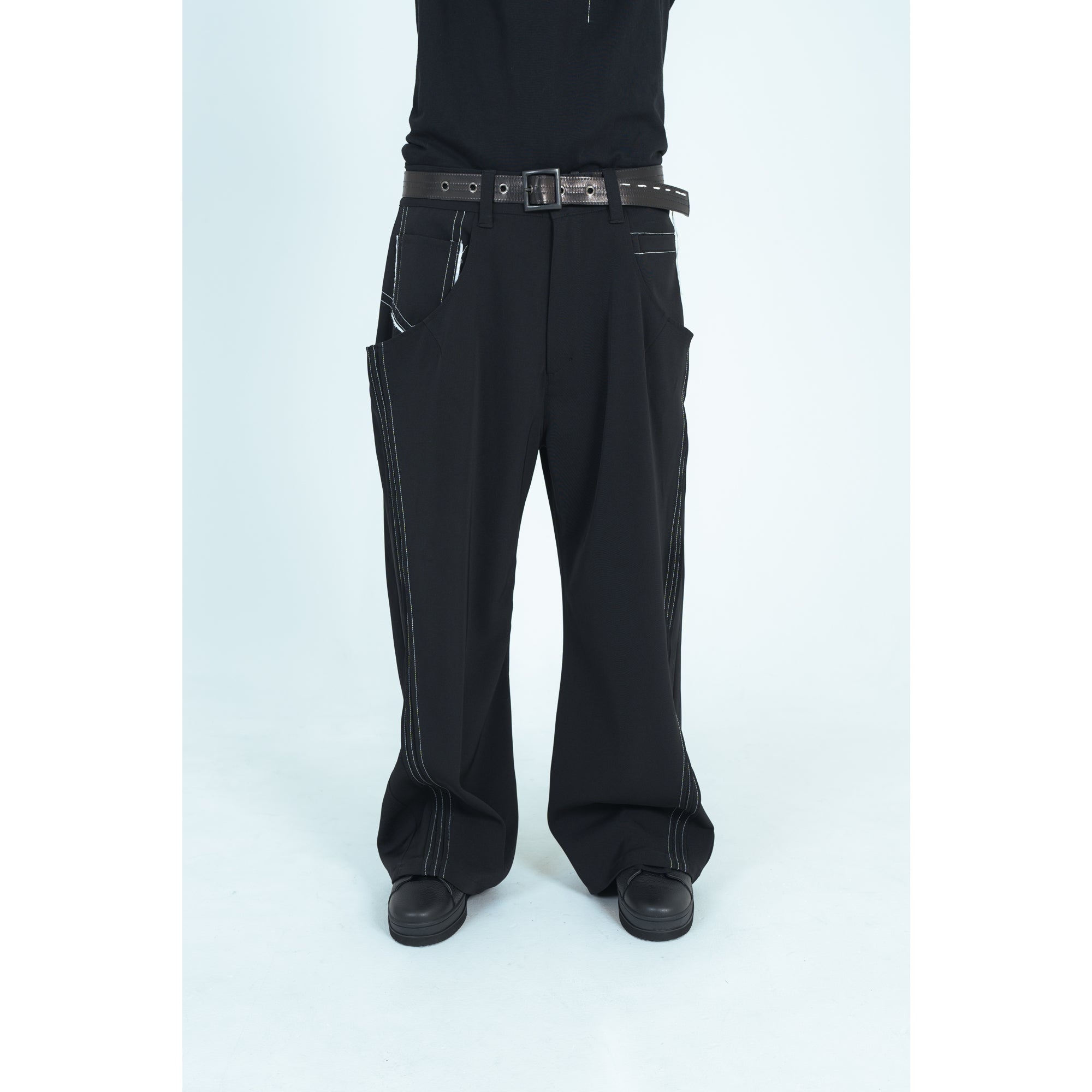 25AW WIDE PANTS (BLACK)