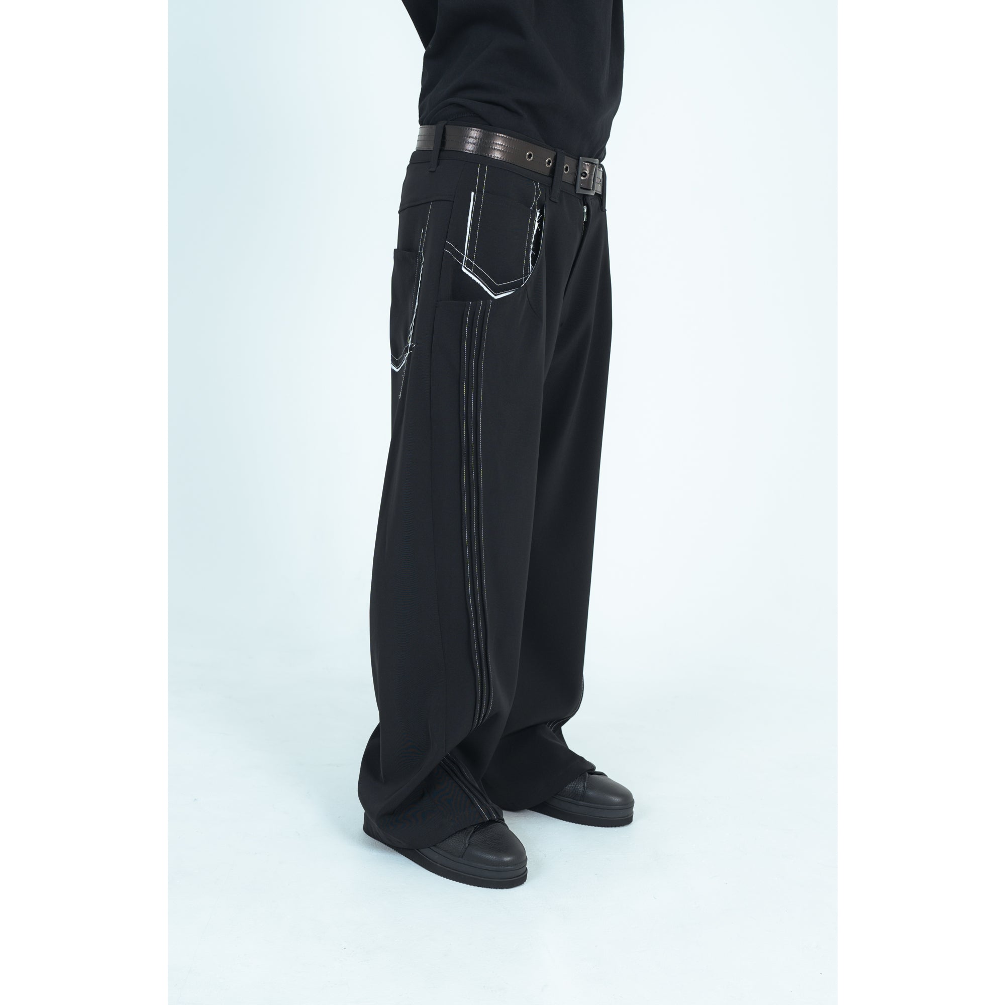 25AW WIDE PANTS (BLACK)