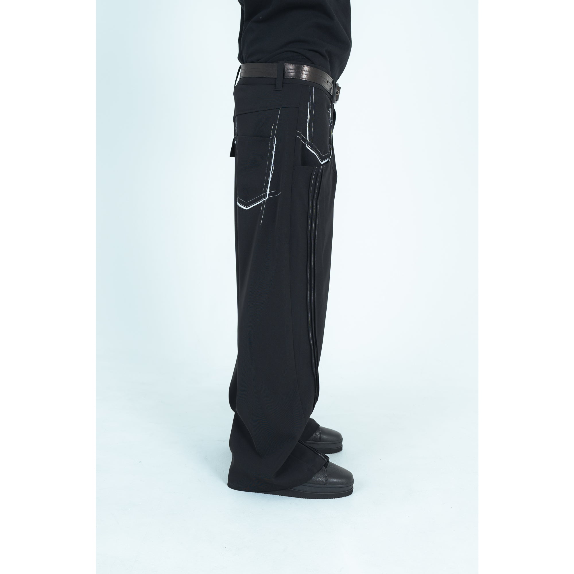 25AW WIDE PANTS (BLACK)