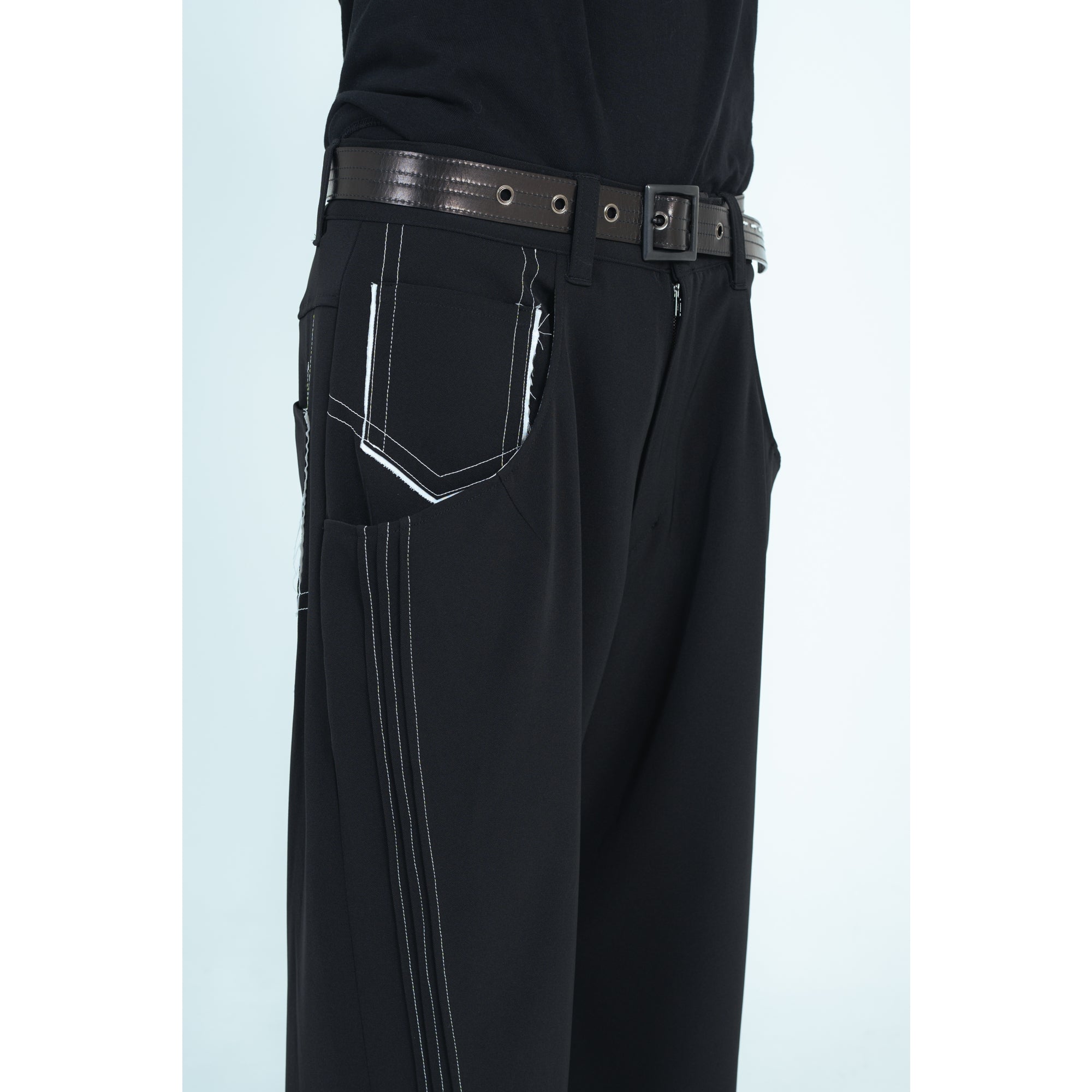 25AW WIDE PANTS (BLACK)