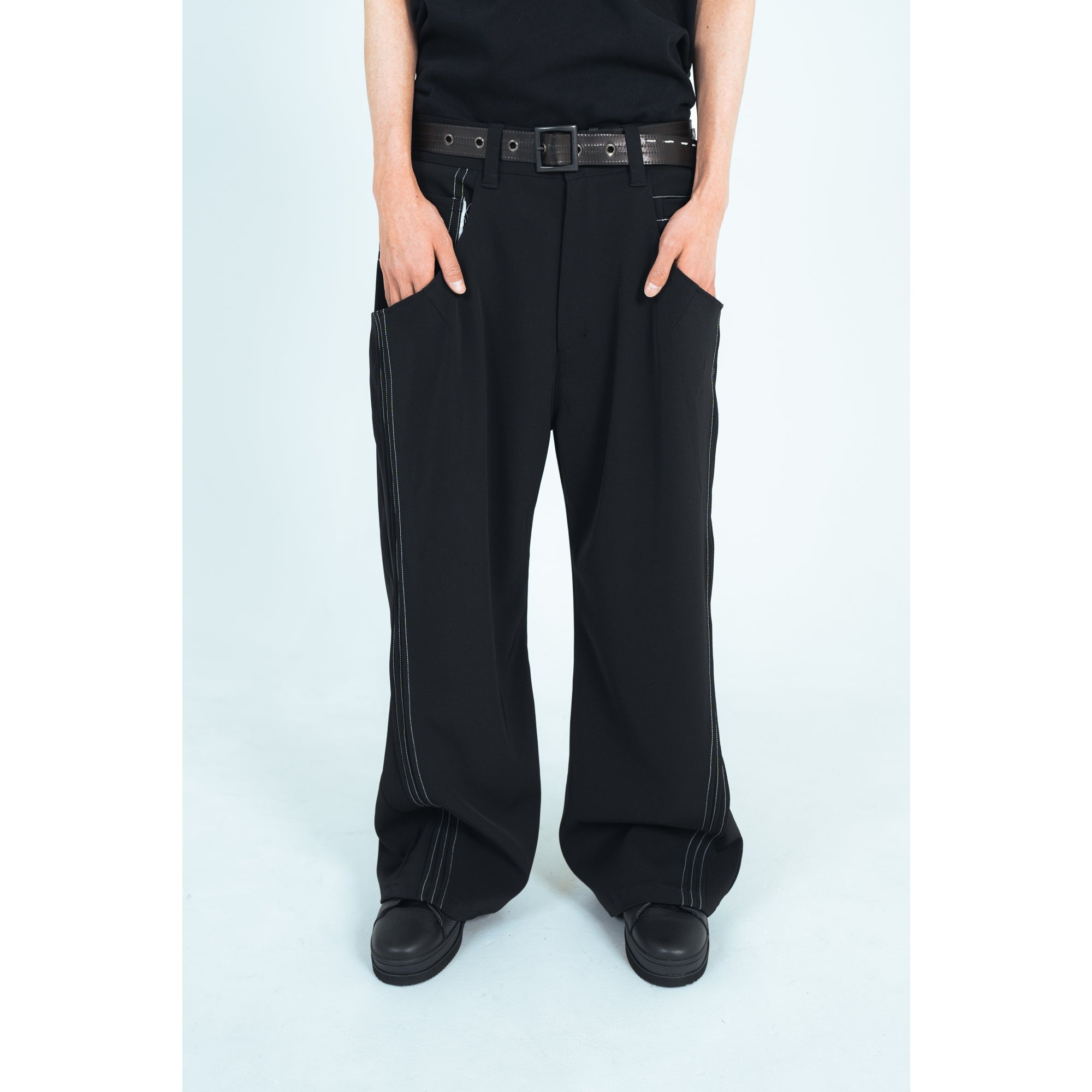 25AW WIDE PANTS (BLACK)
