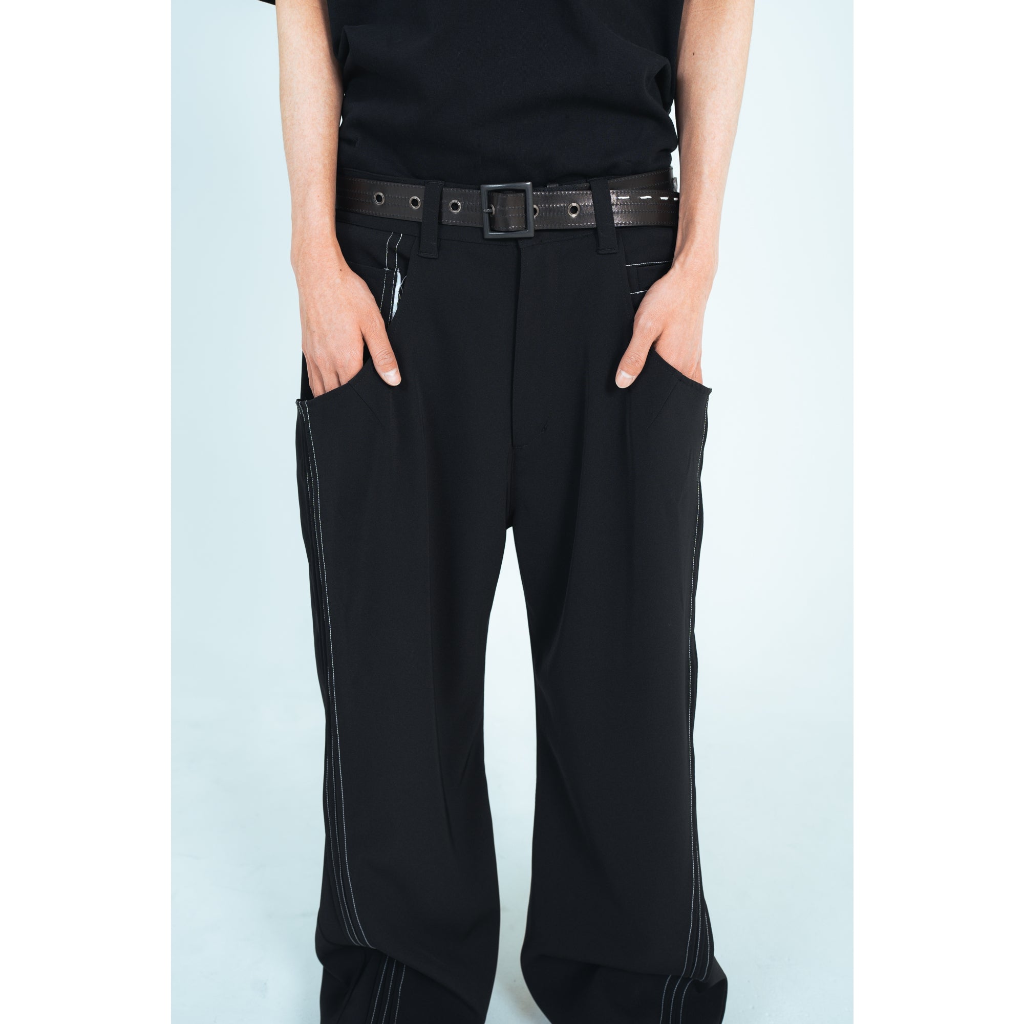 25AW WIDE PANTS (BLACK)