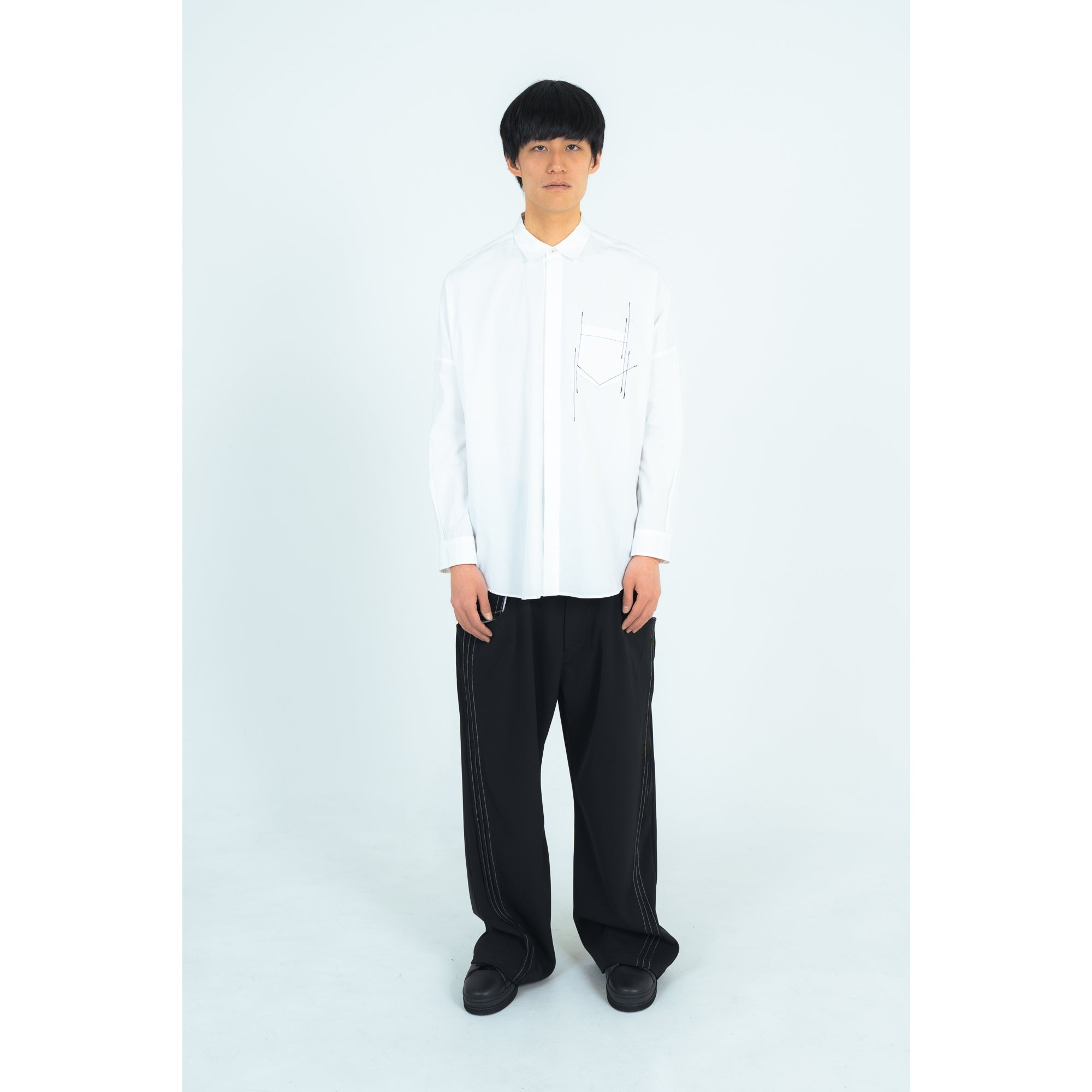 25AW STITCHING SHIRTS (WHITE)