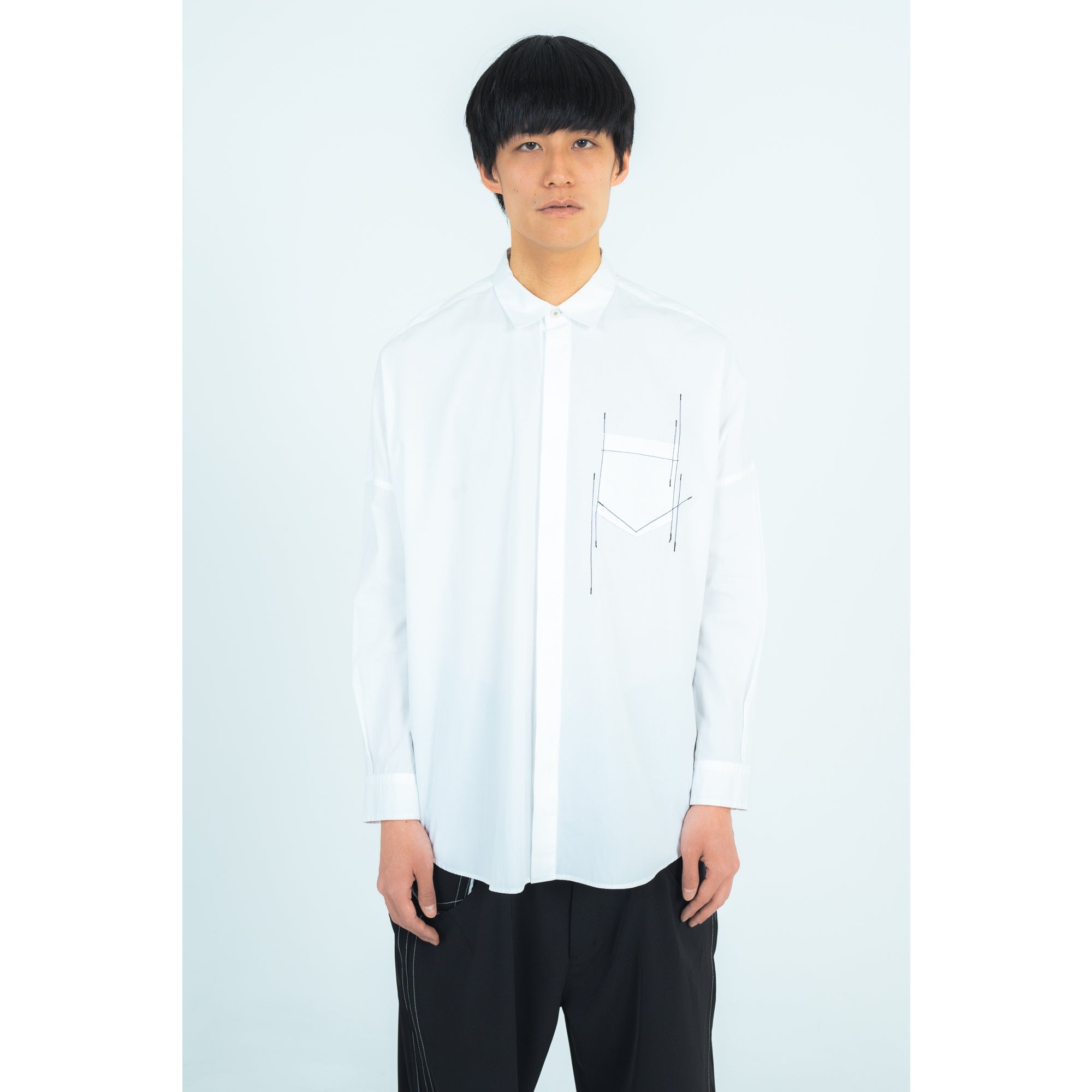 25AW STITCHING SHIRTS (WHITE)