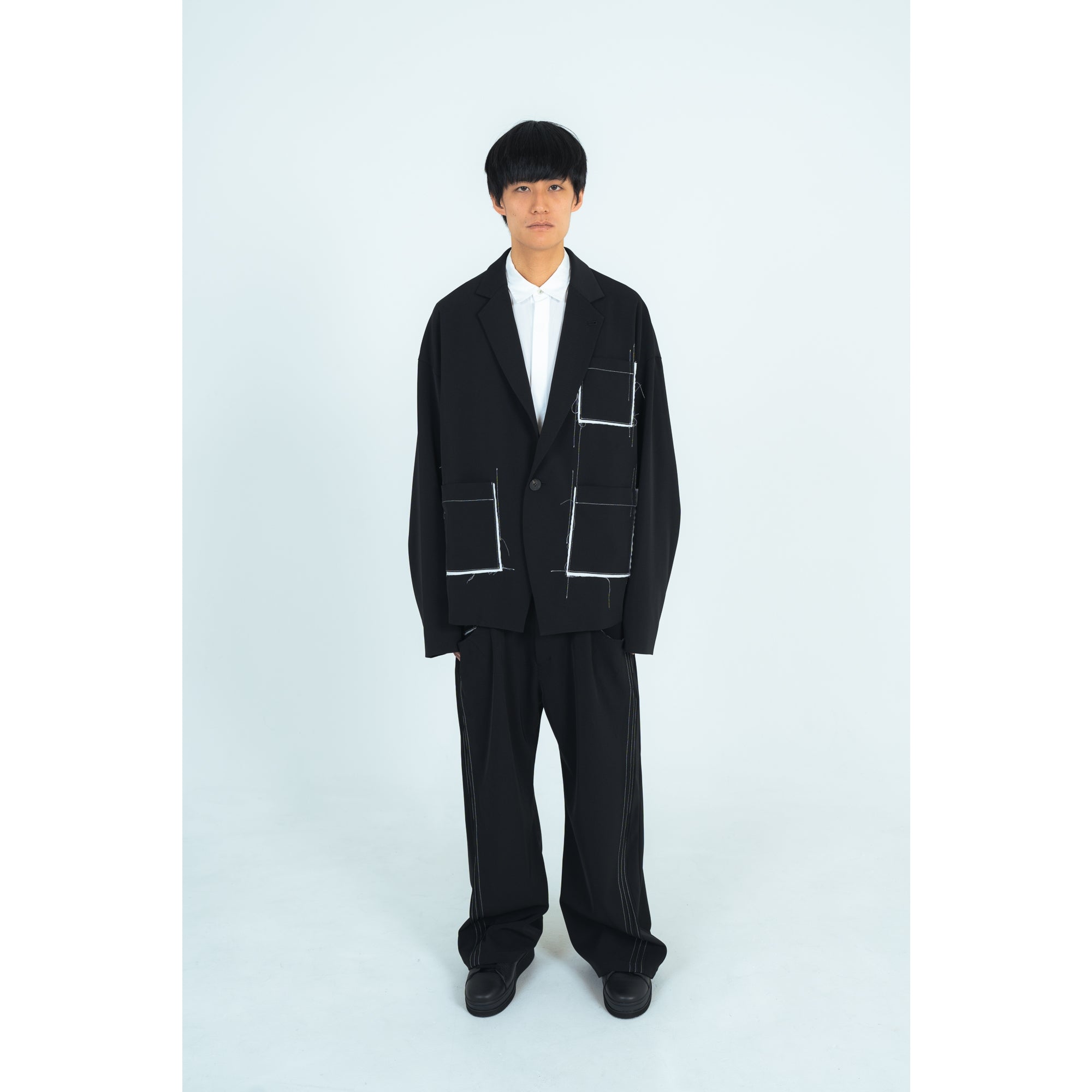 25AW STITCHING JACKET (BLACK)