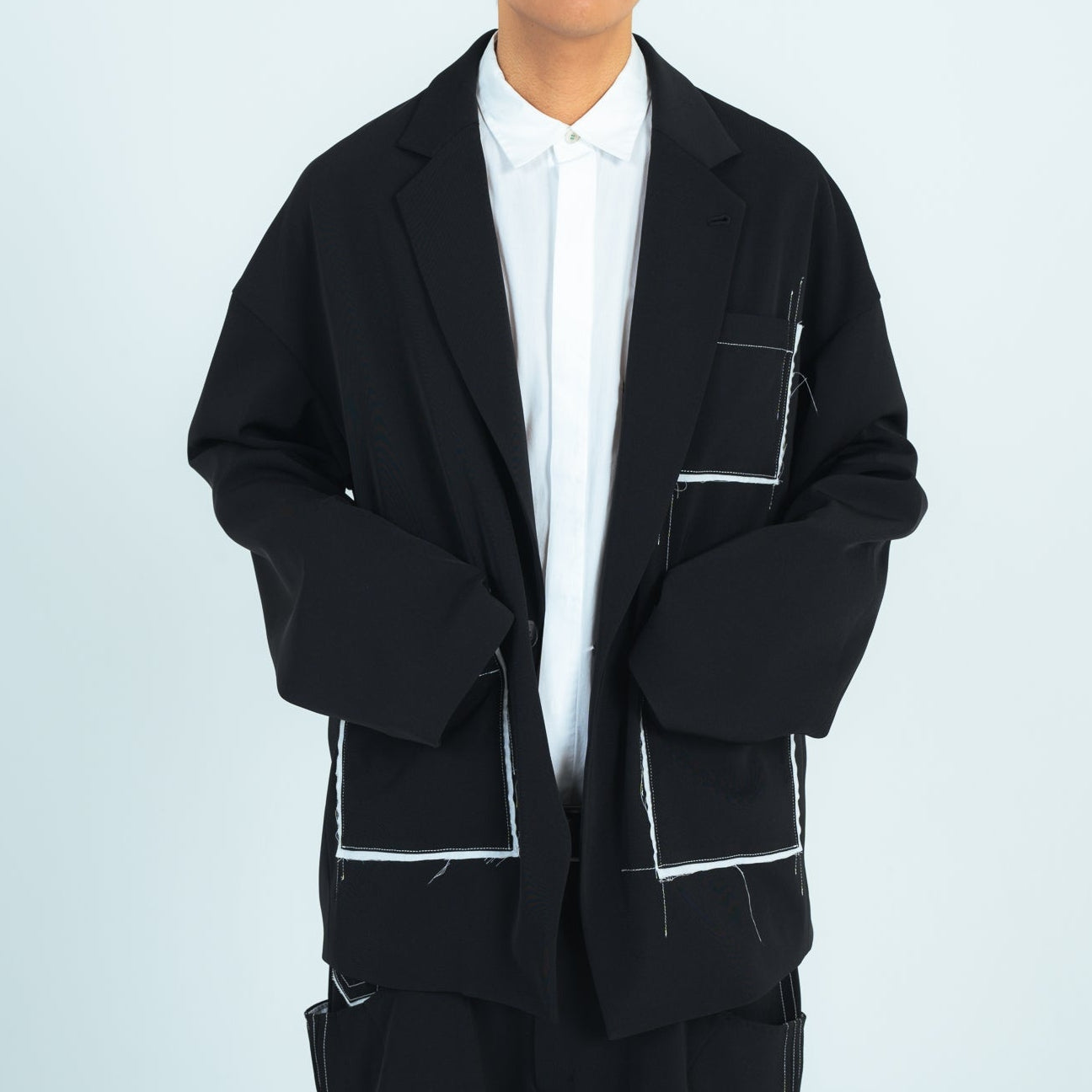 25AW STITCHING JACKET (BLACK)
