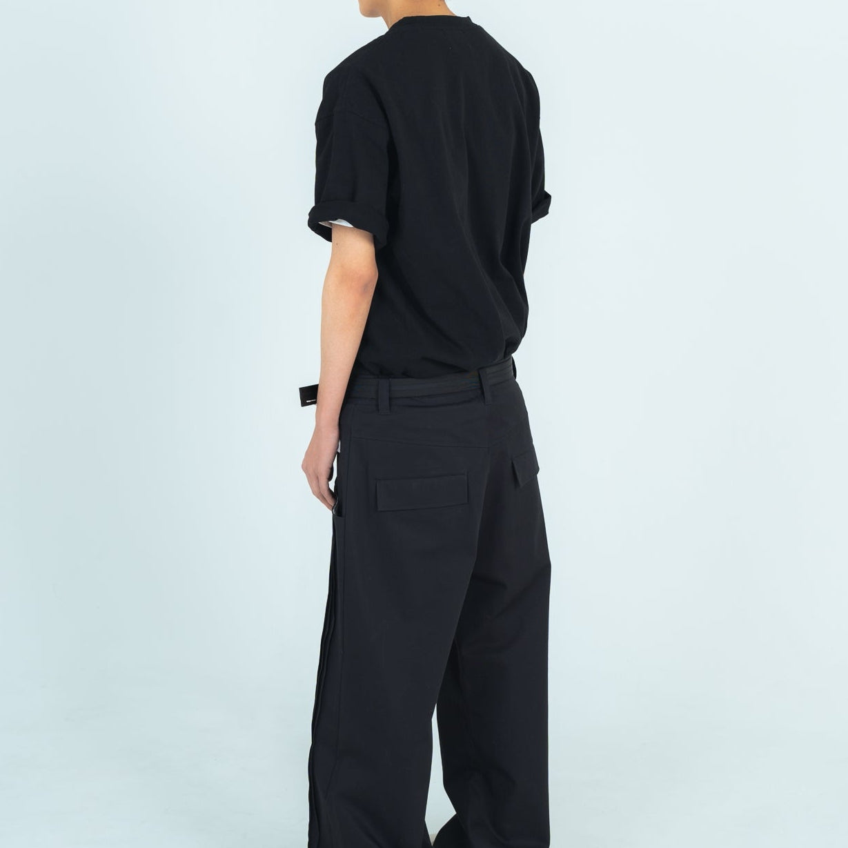 25AW STITCHING T-SHIRTS (WHITE/BLACK)