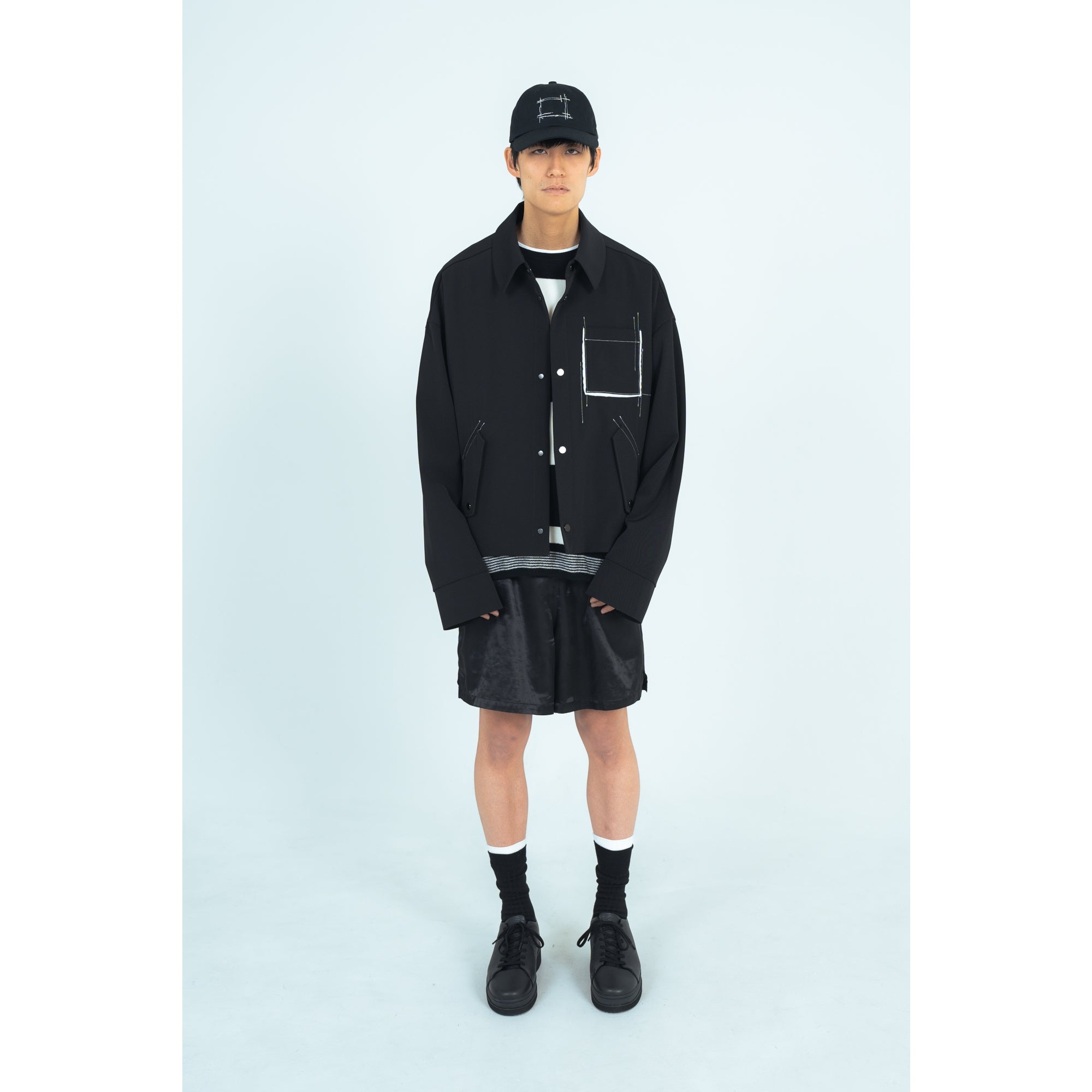 25AW STITCHING BLOUSON (BLACK)