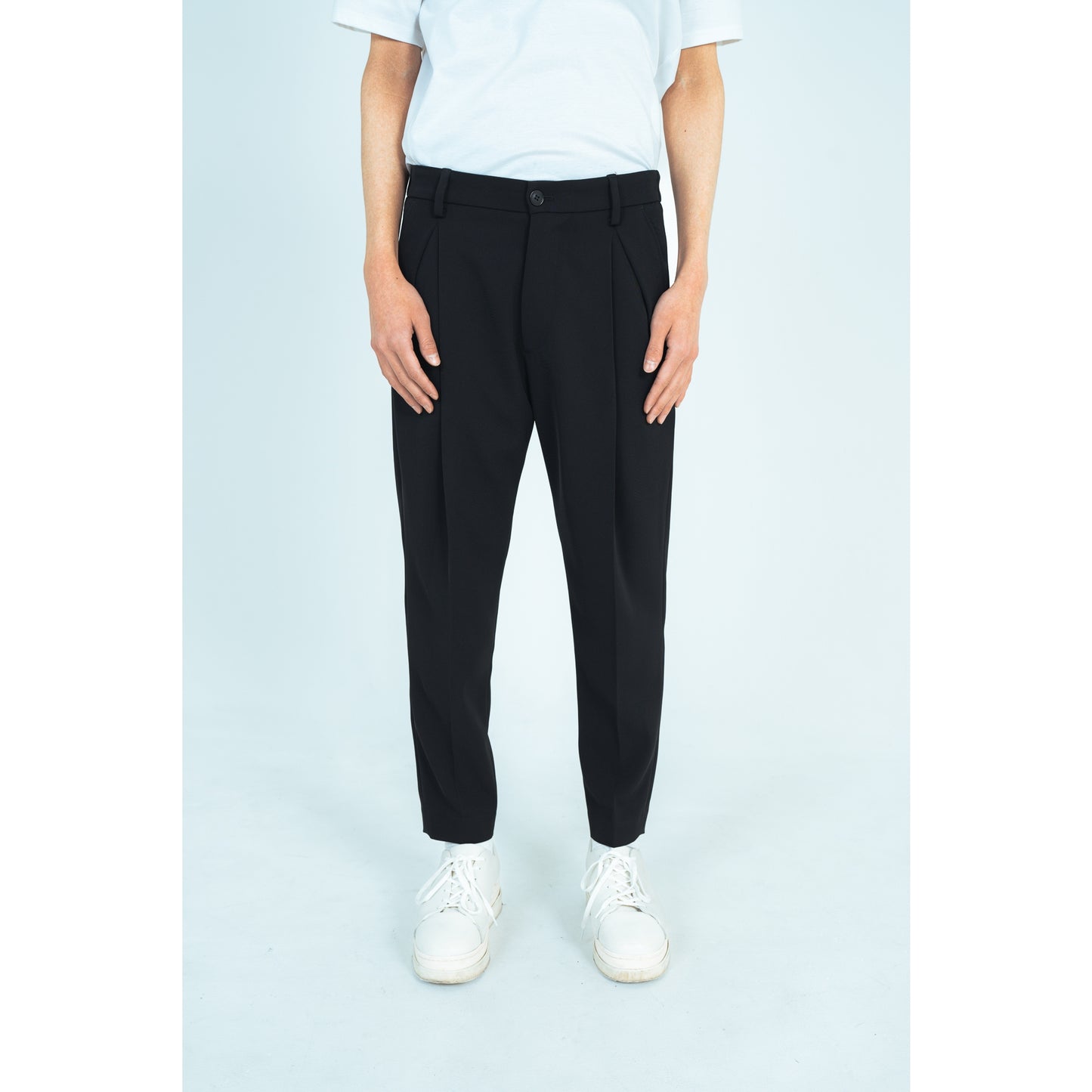 BASIC PANTS (TWILL TWIMY) BLACK