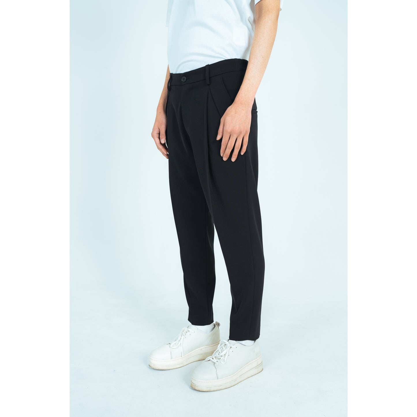 BASIC PANTS (TWILL TWIMY) BLACK