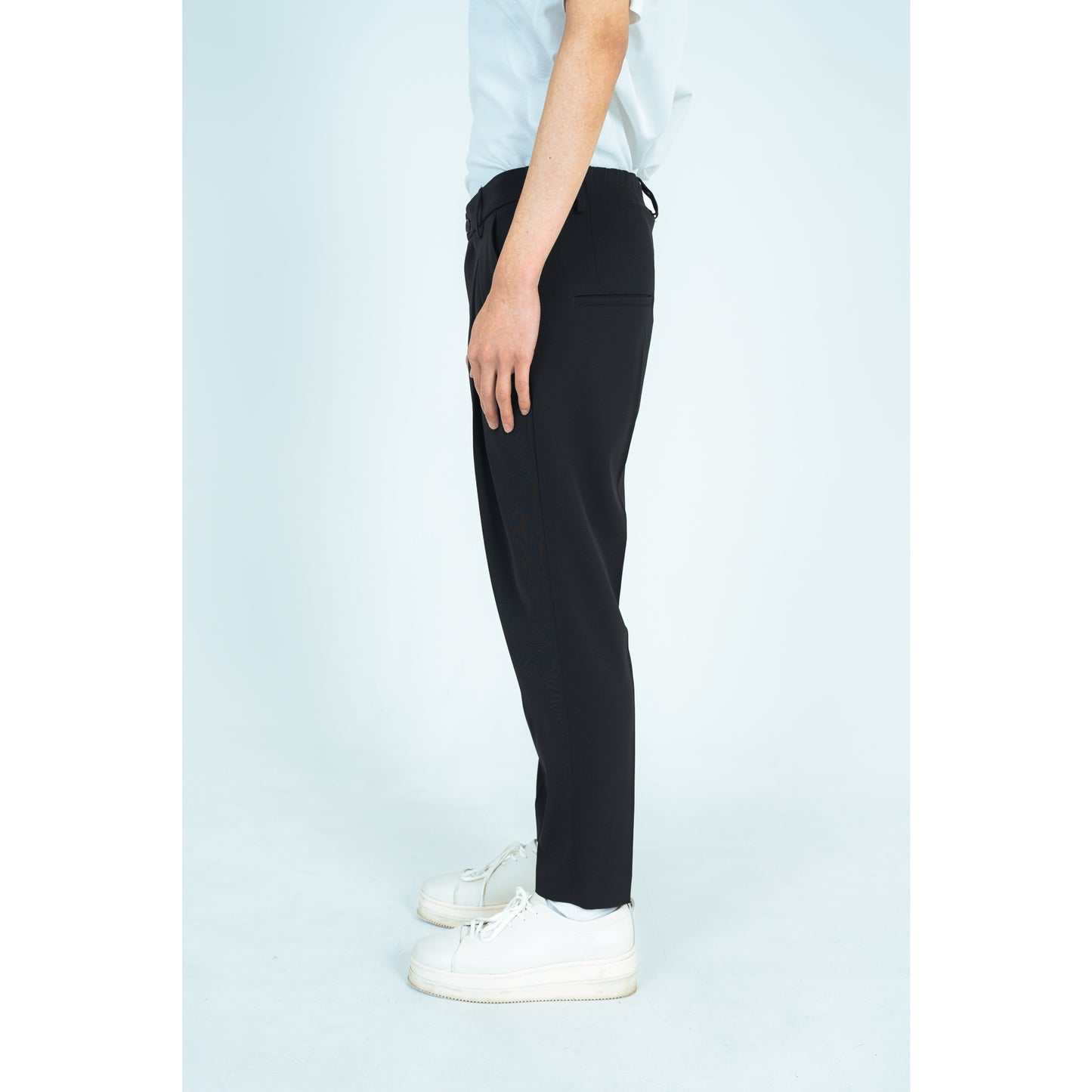BASIC PANTS (TWILL TWIMY) BLACK