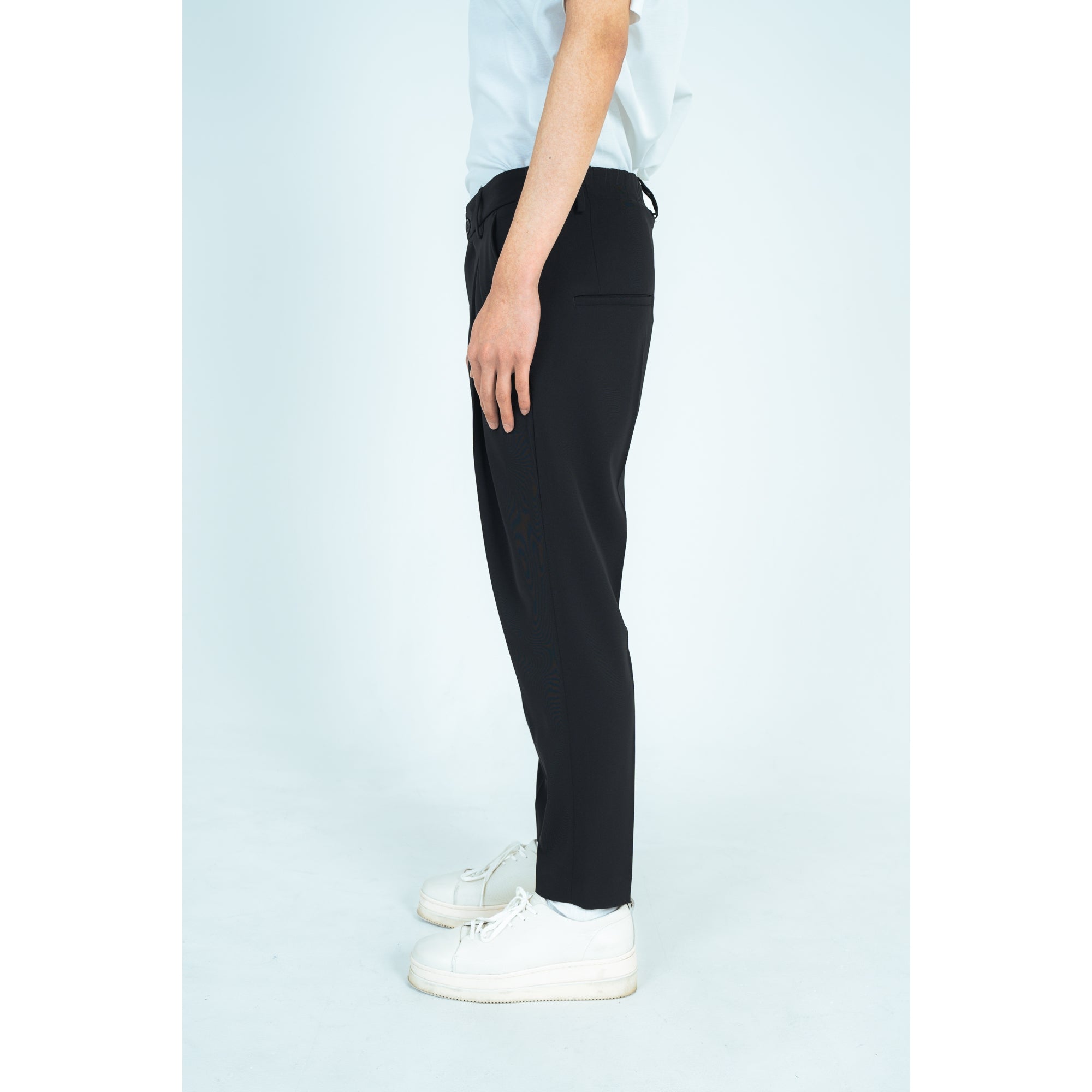 BASIC PANTS (TWILL TWIMY) BLACK